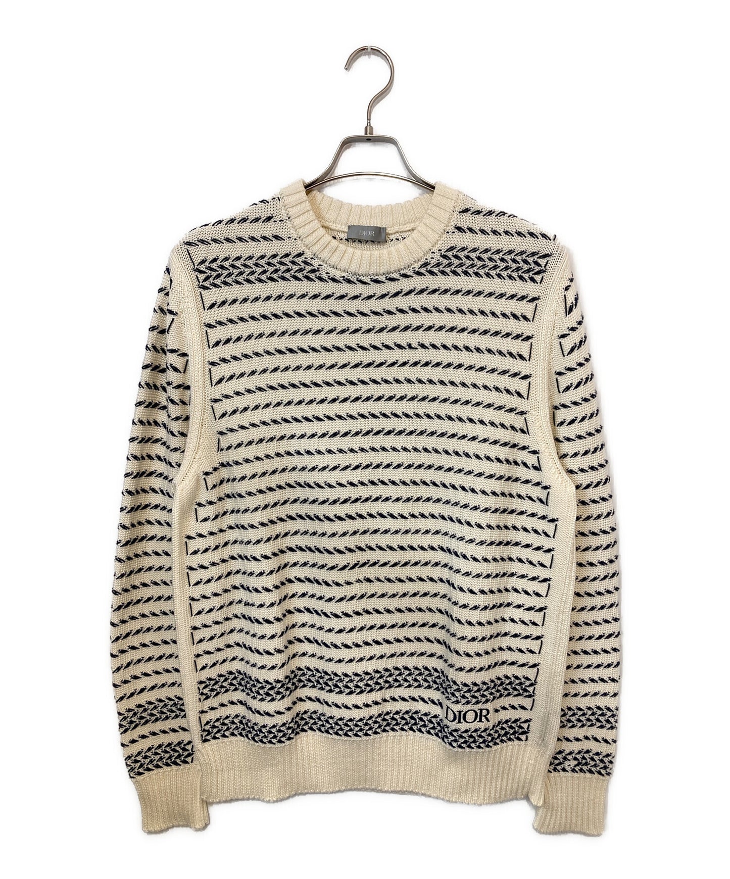 [Pre-owned] Dior Logo Striped Knit 18TM630AT245