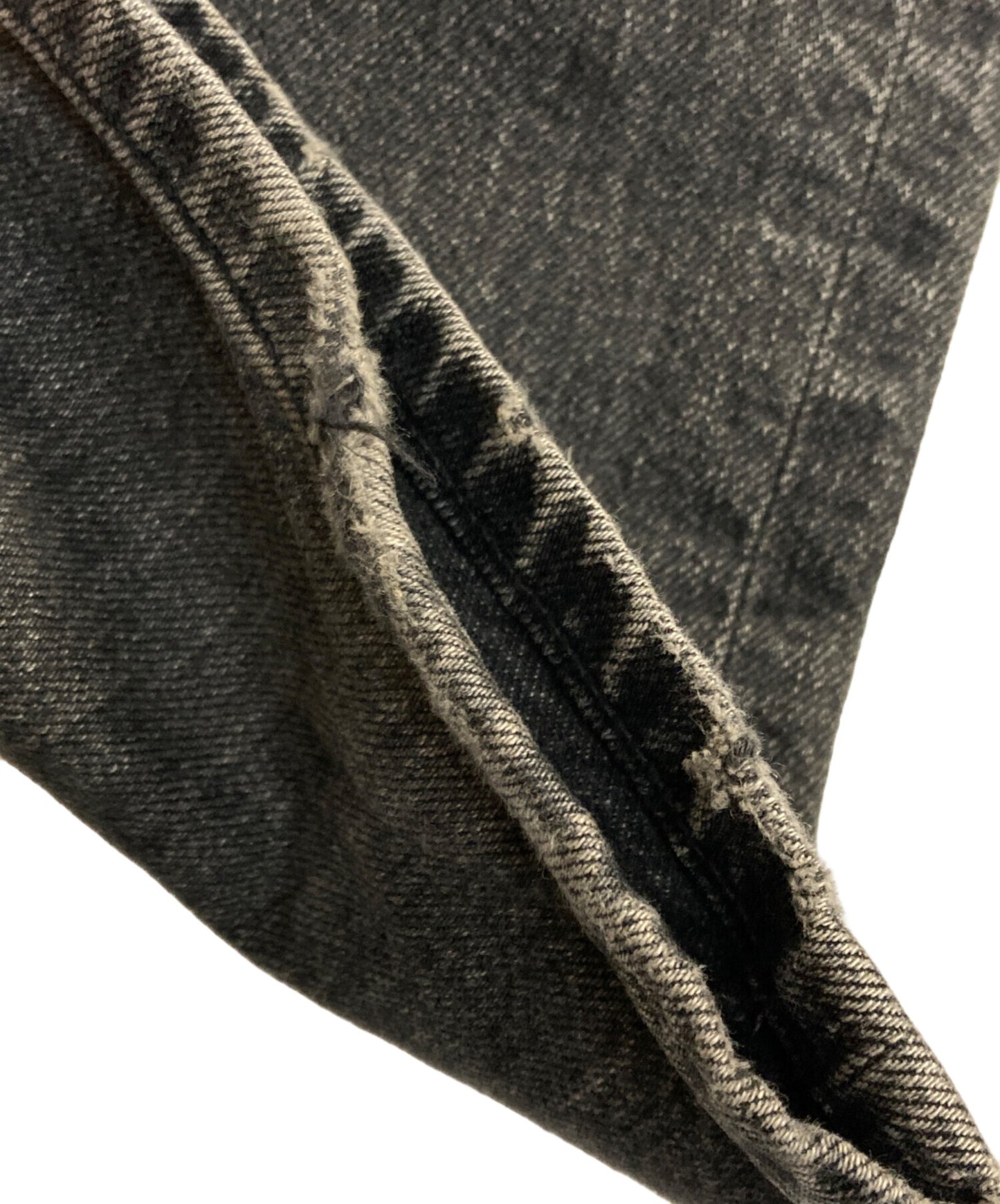 [Pre-owned] stussy SS Logo Skull Embroidery Denim Pants