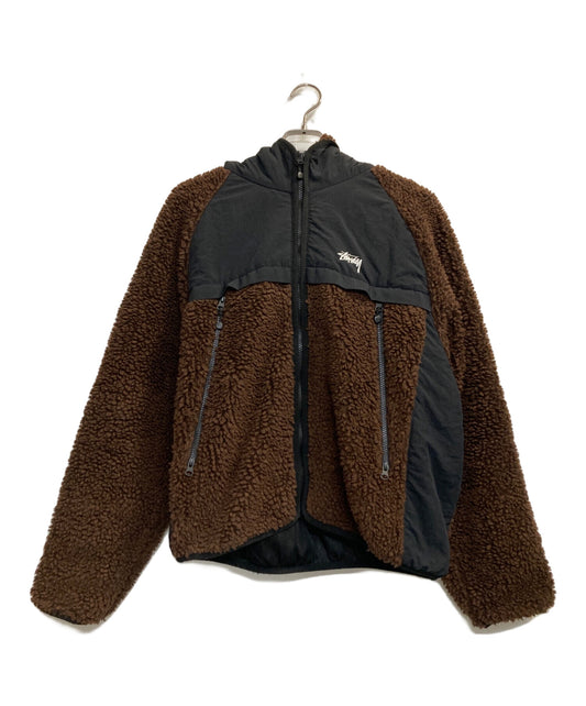 [Pre-owned] stussy Sherpa Paneled Hooded 118530