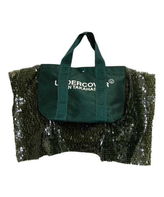 [Pre-owned] UNDERCOVER Logo-printed sequin handbag UC2D1B12-1