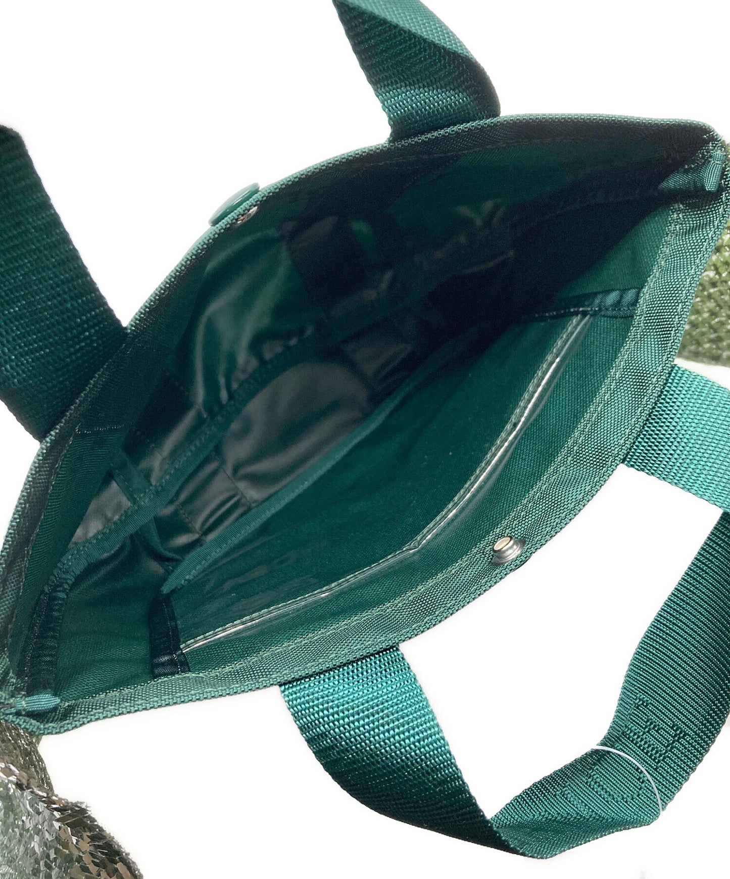[Pre-owned] UNDERCOVER Logo-printed sequin handbag UC2D1B12-1