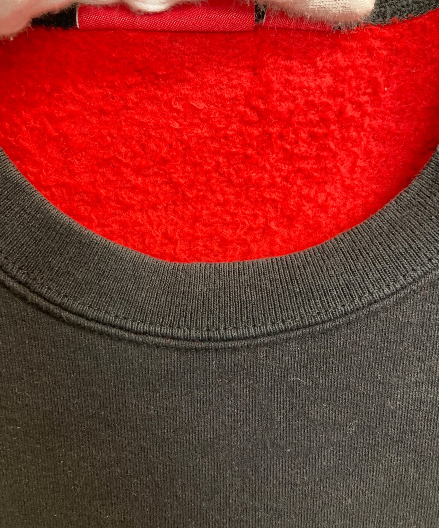 [Pre-owned] SUPREME 18SS SMALL BOX LOGO CONTRAST CREWNECK / Small box logo contrast crew neck sweatshirt