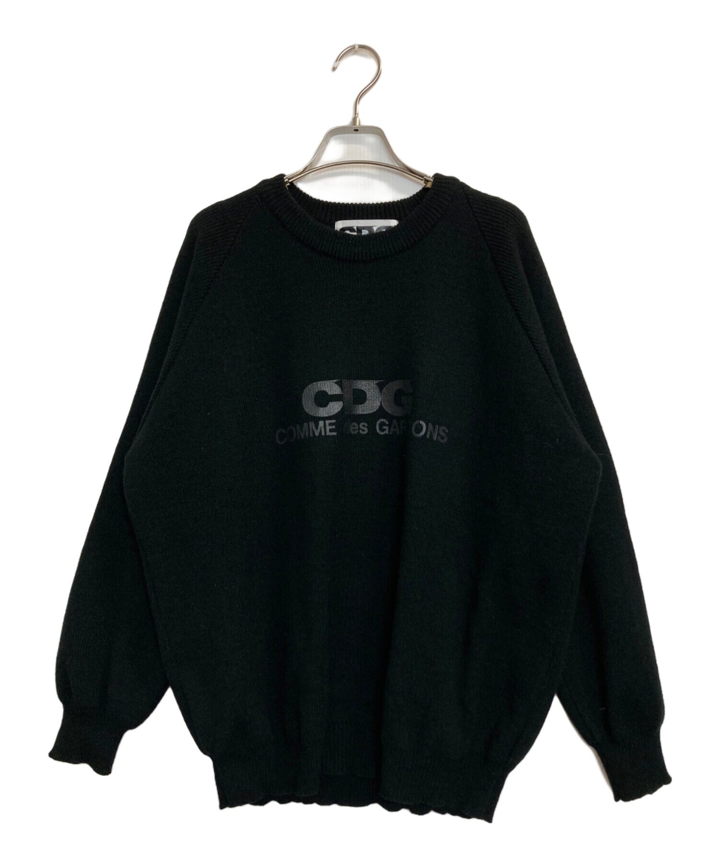 [Pre-owned] CDG COMME des GARCONS Logo Raglan Knit SZ-N003