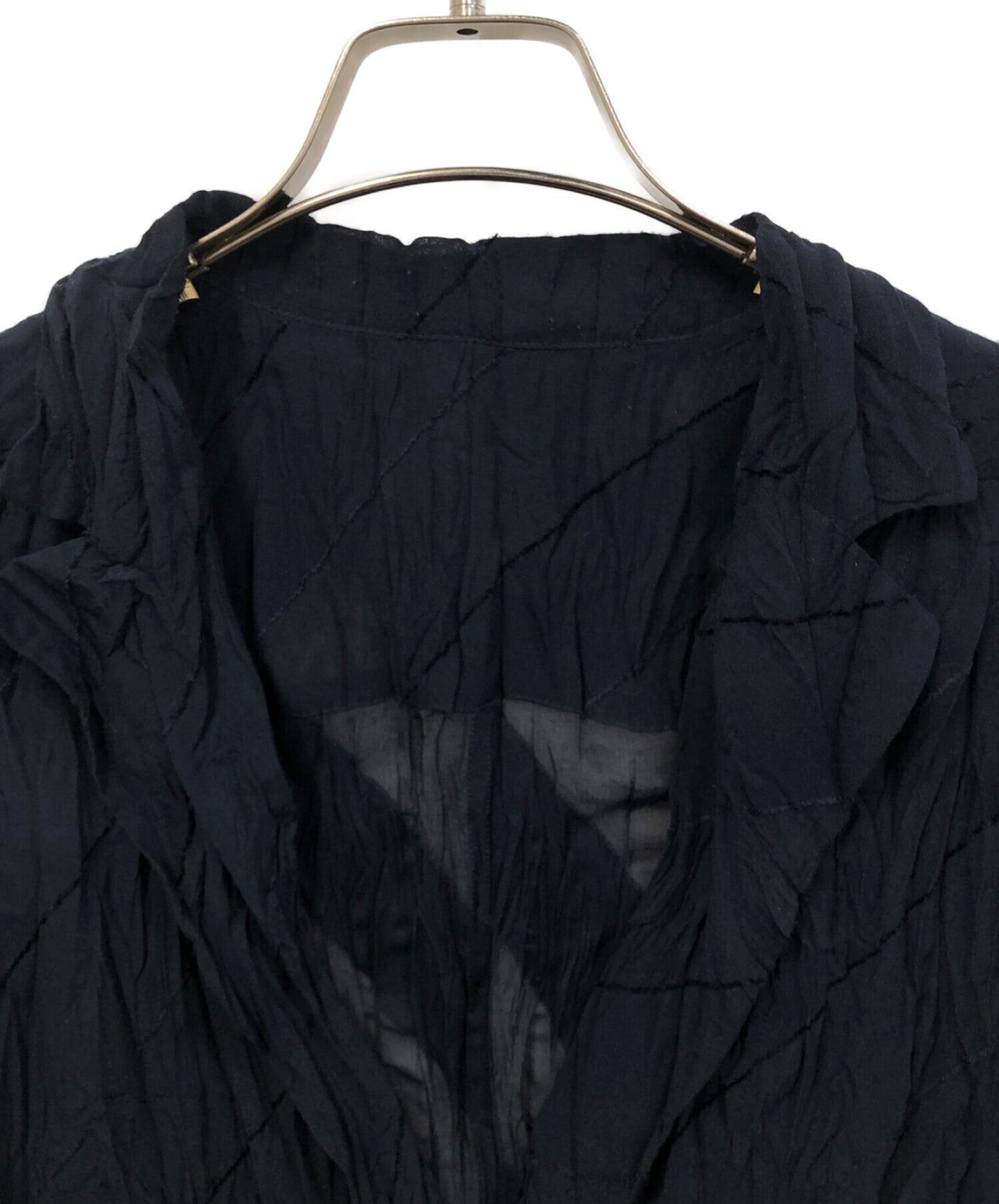 [Pre-owned] ISSEY MIYAKE Cutoff design gauze jacket IM11FD218