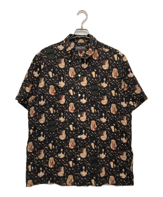 [Pre-owned] SUPREME Blurred Girls Rayon S/S Shirt