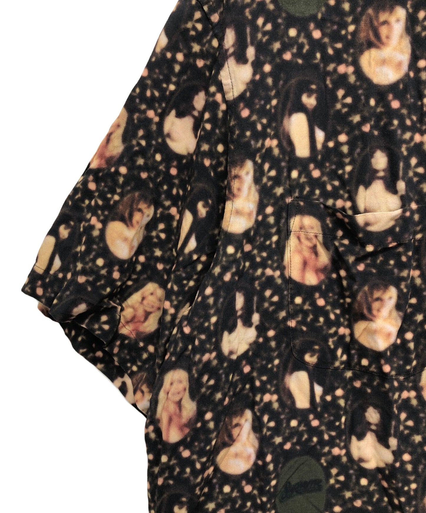 [Pre-owned] SUPREME Blurred Girls Rayon S/S Shirt