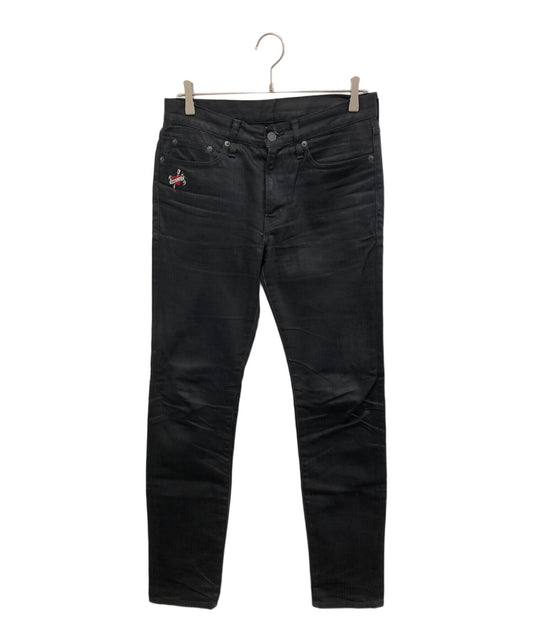 [Pre-owned] Hysteric Glamour HEART Embroidered Denim PT 02171AP15