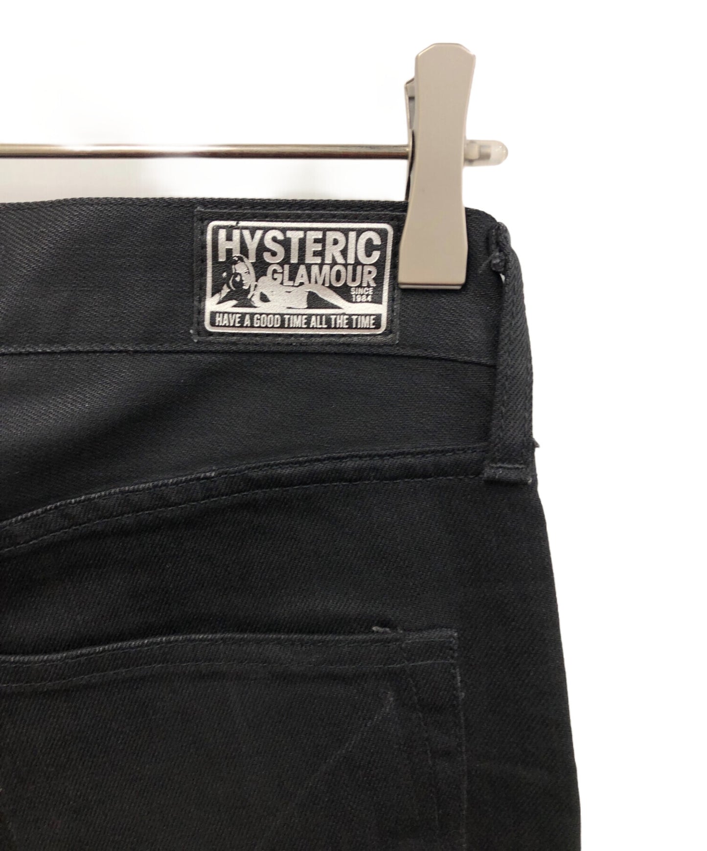 [Pre-owned] Hysteric Glamour HEART Embroidered Denim PT 02171AP15