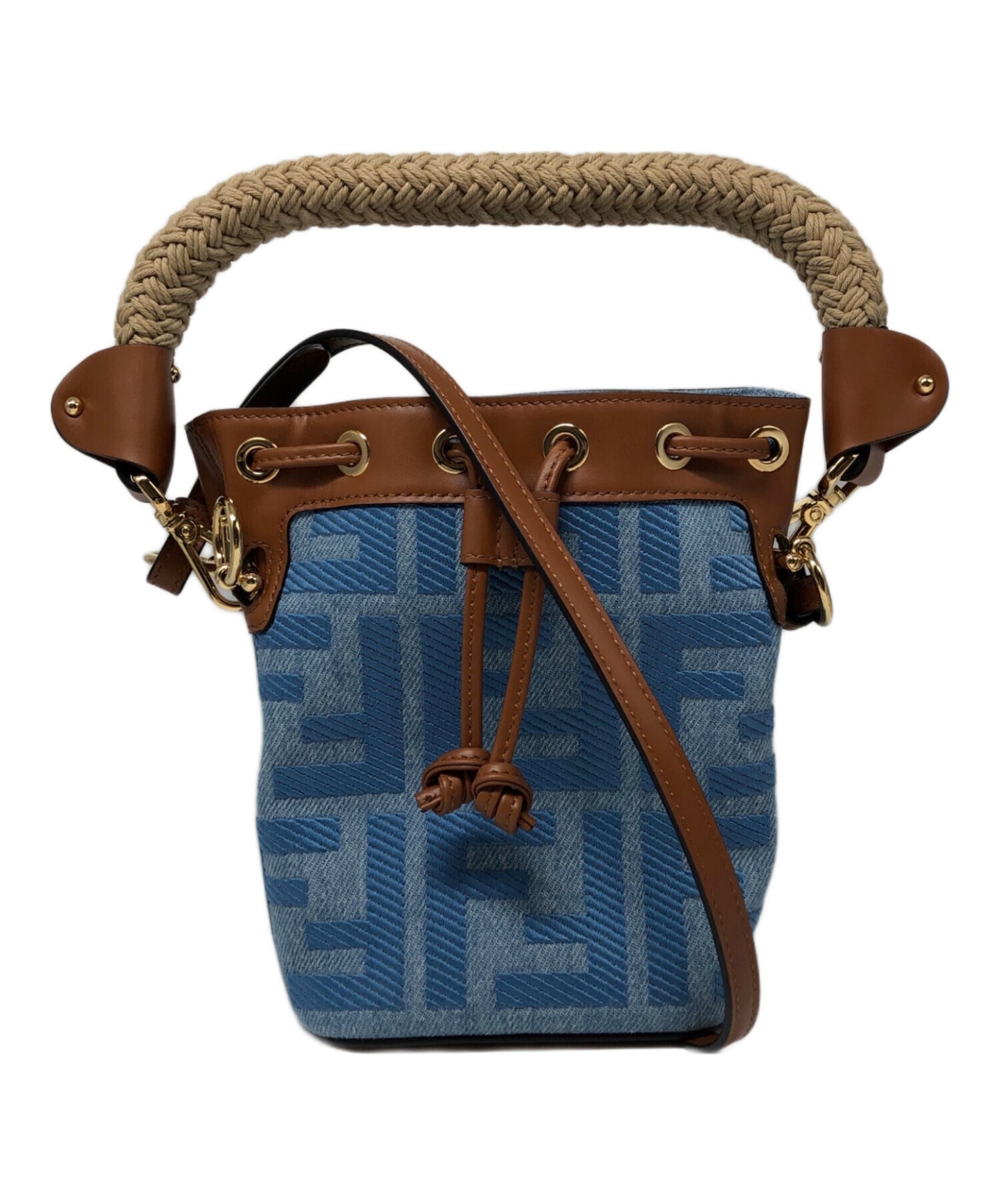 [Pre-owned] FENDI Mini Bucket Bag 8BS010