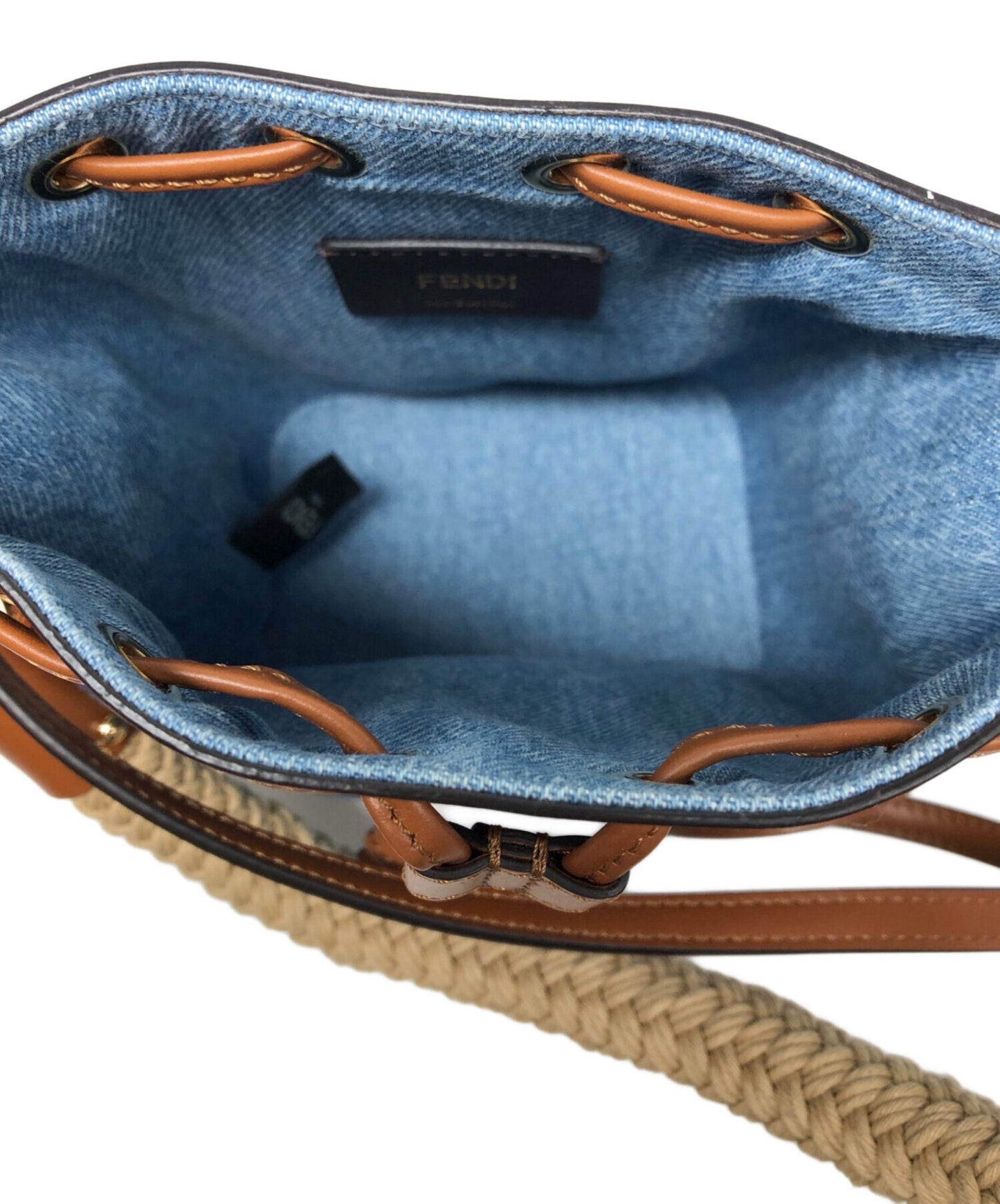 [Pre-owned] FENDI Mini Bucket Bag 8BS010