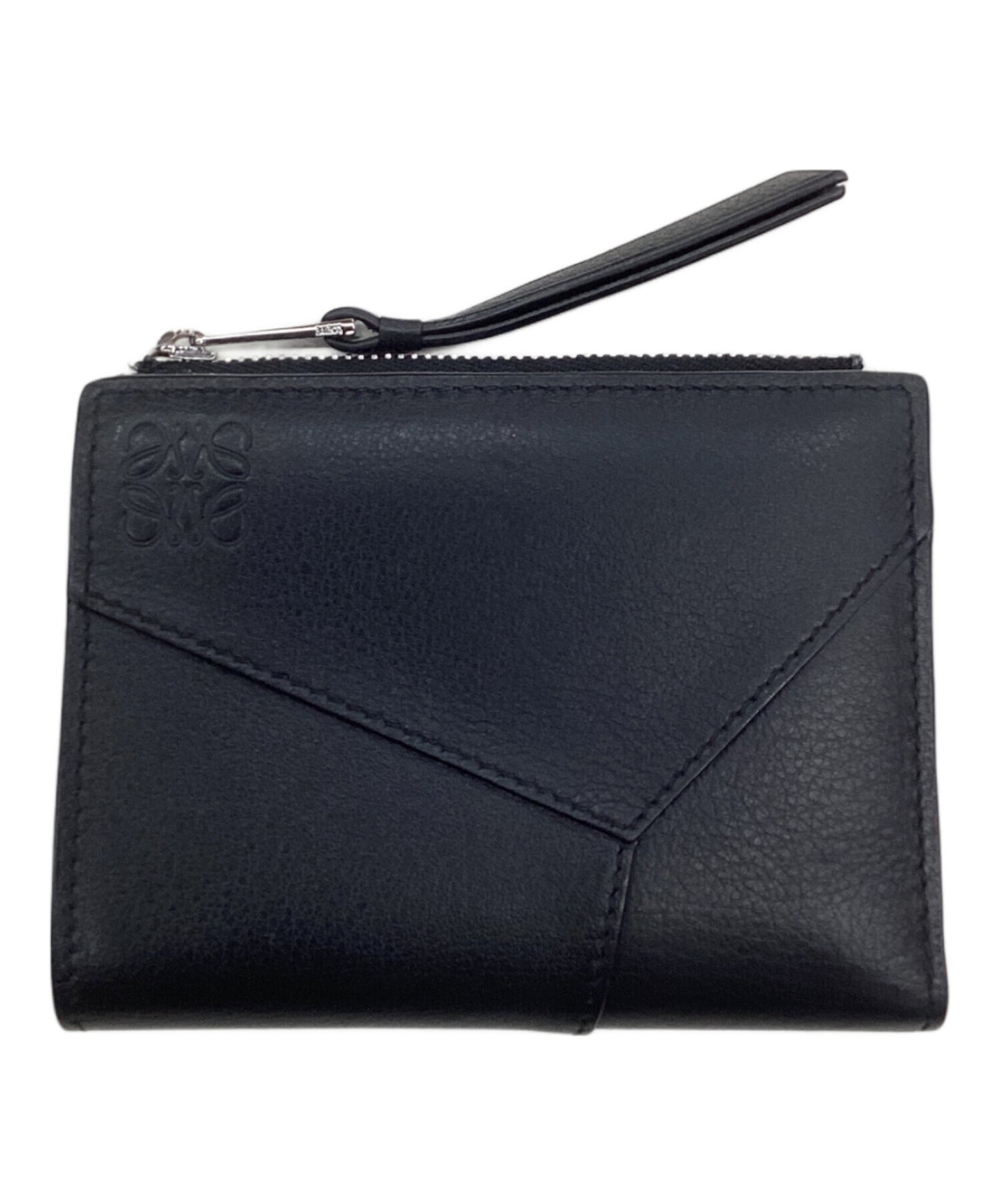 [Pre-owned] LOEWE Puzzle Slim compact wallet 652313