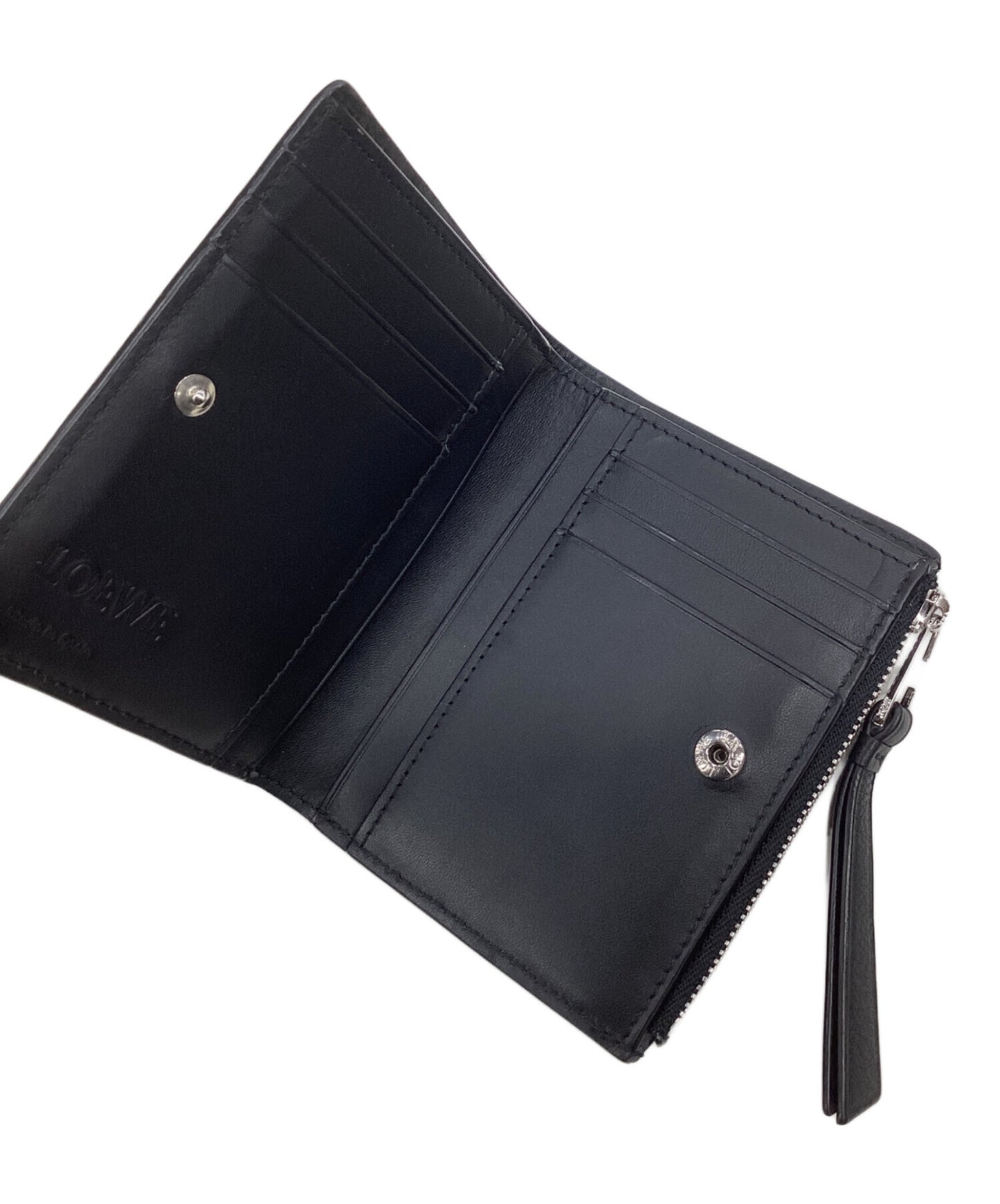 [Pre-owned] LOEWE Puzzle Slim compact wallet 652313