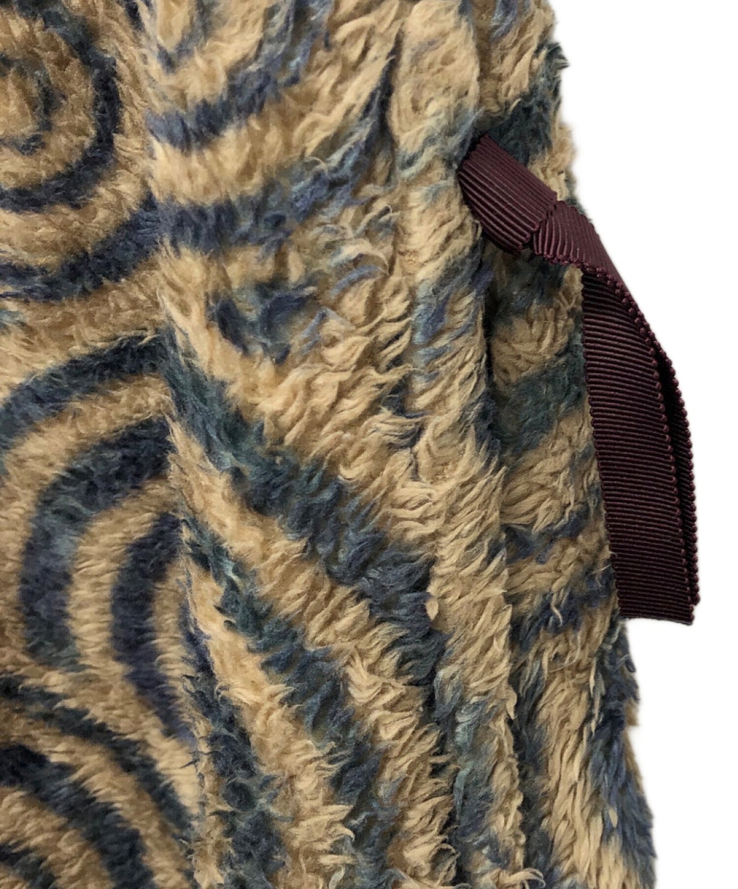 [Pre-owned] KAPITAL Maze Pattern Fleece Pants EK-956