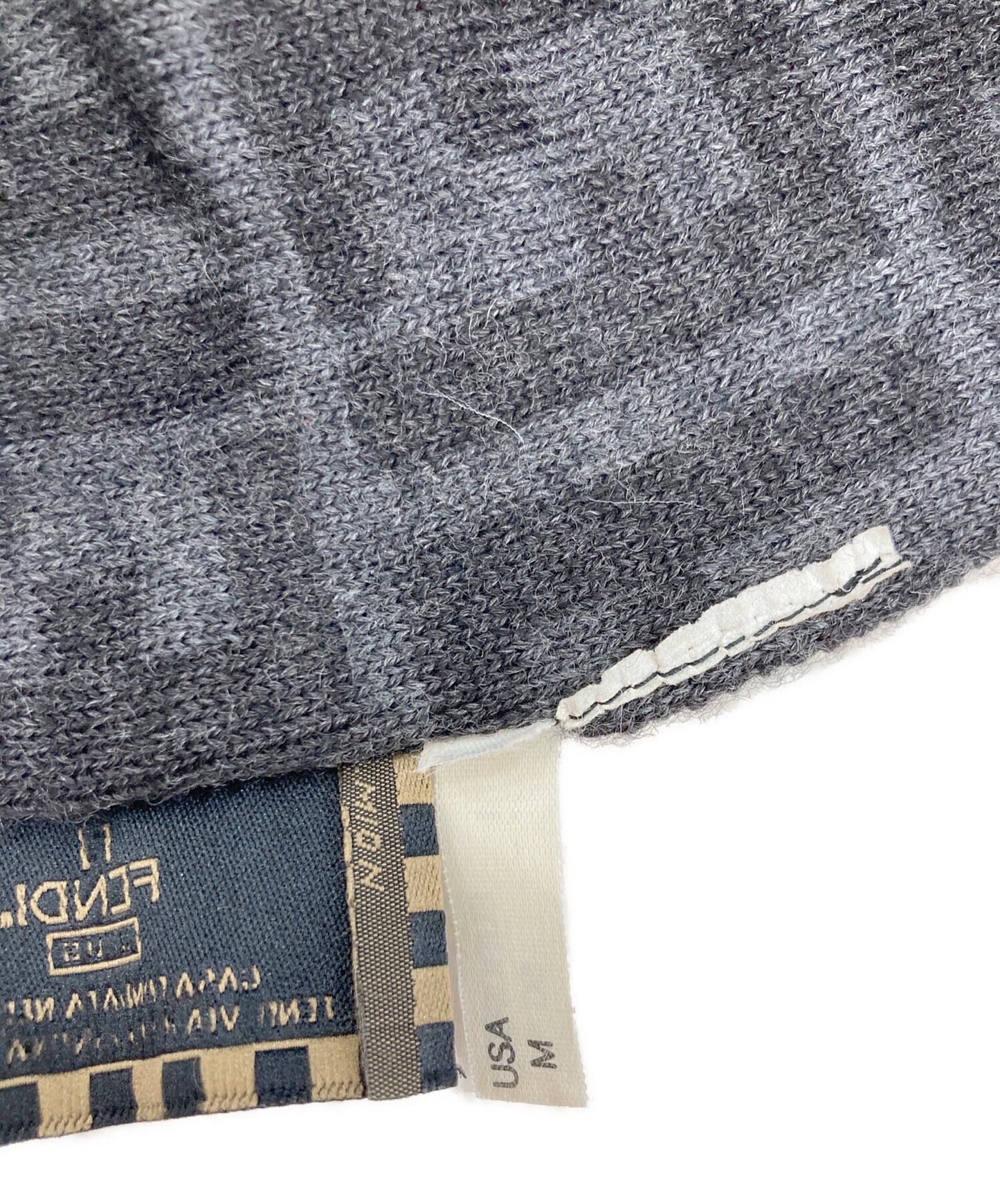 [Pre-owned] FENDI Zucca Pattern Scarf