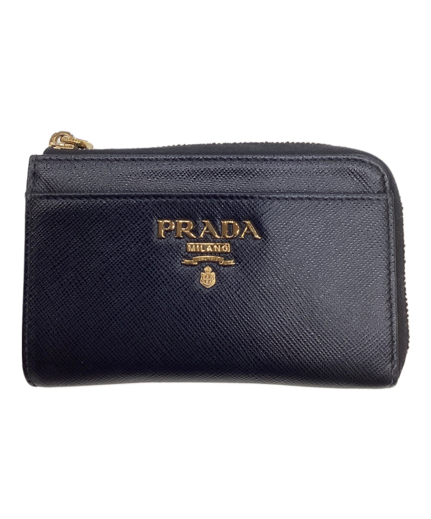 [Pre-owned] PRADA Saffiano Triangle Key Case 1PP122