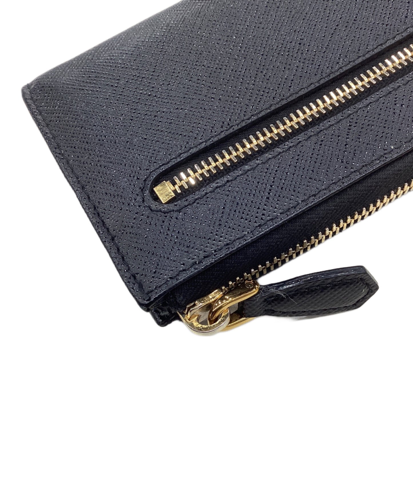 [Pre-owned] PRADA Saffiano Triangle Key Case 1PP122