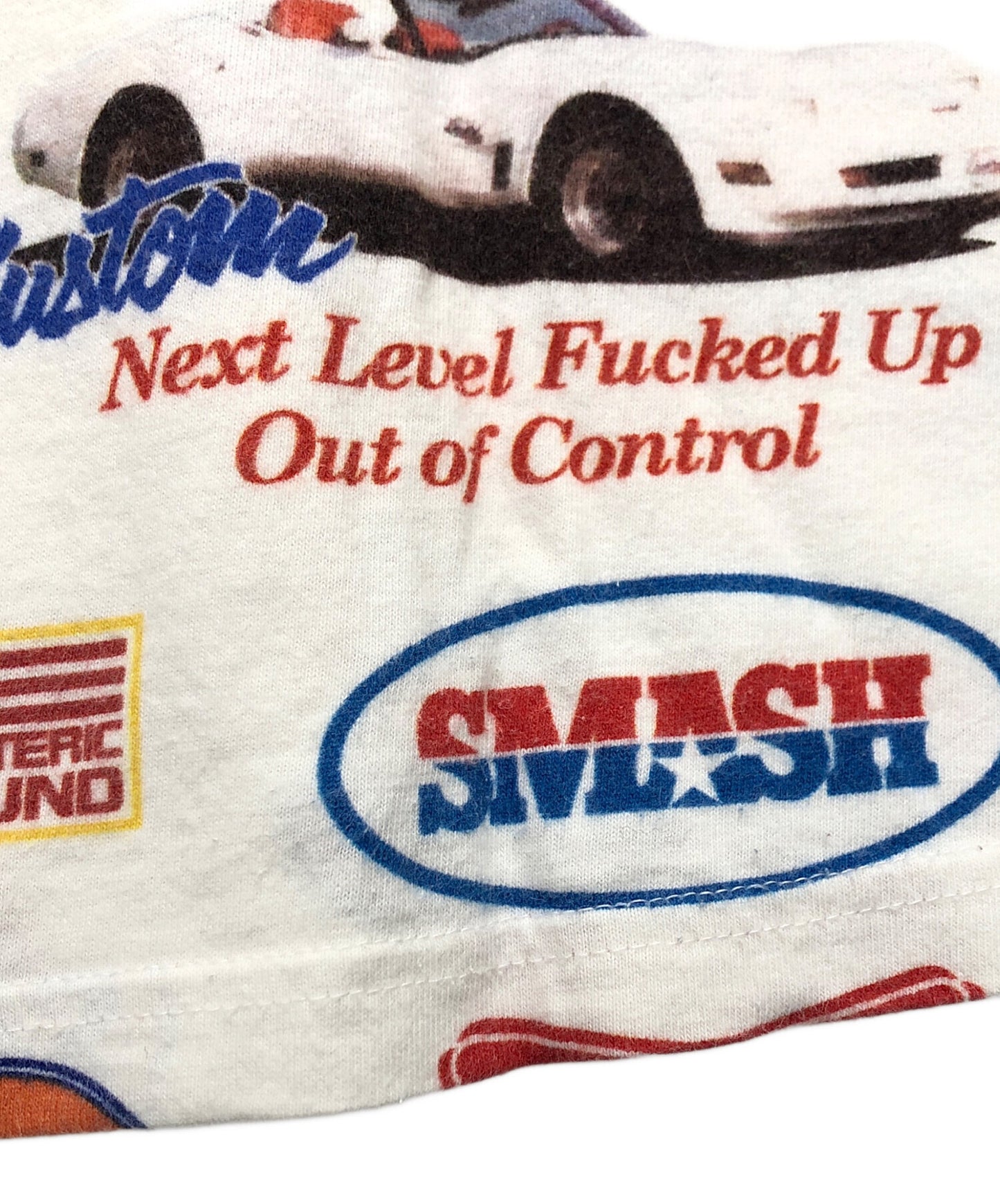 [Pre-owned] Hysteric Glamour LIVE IN 76 pattern oversized T-shirt 02201CT22