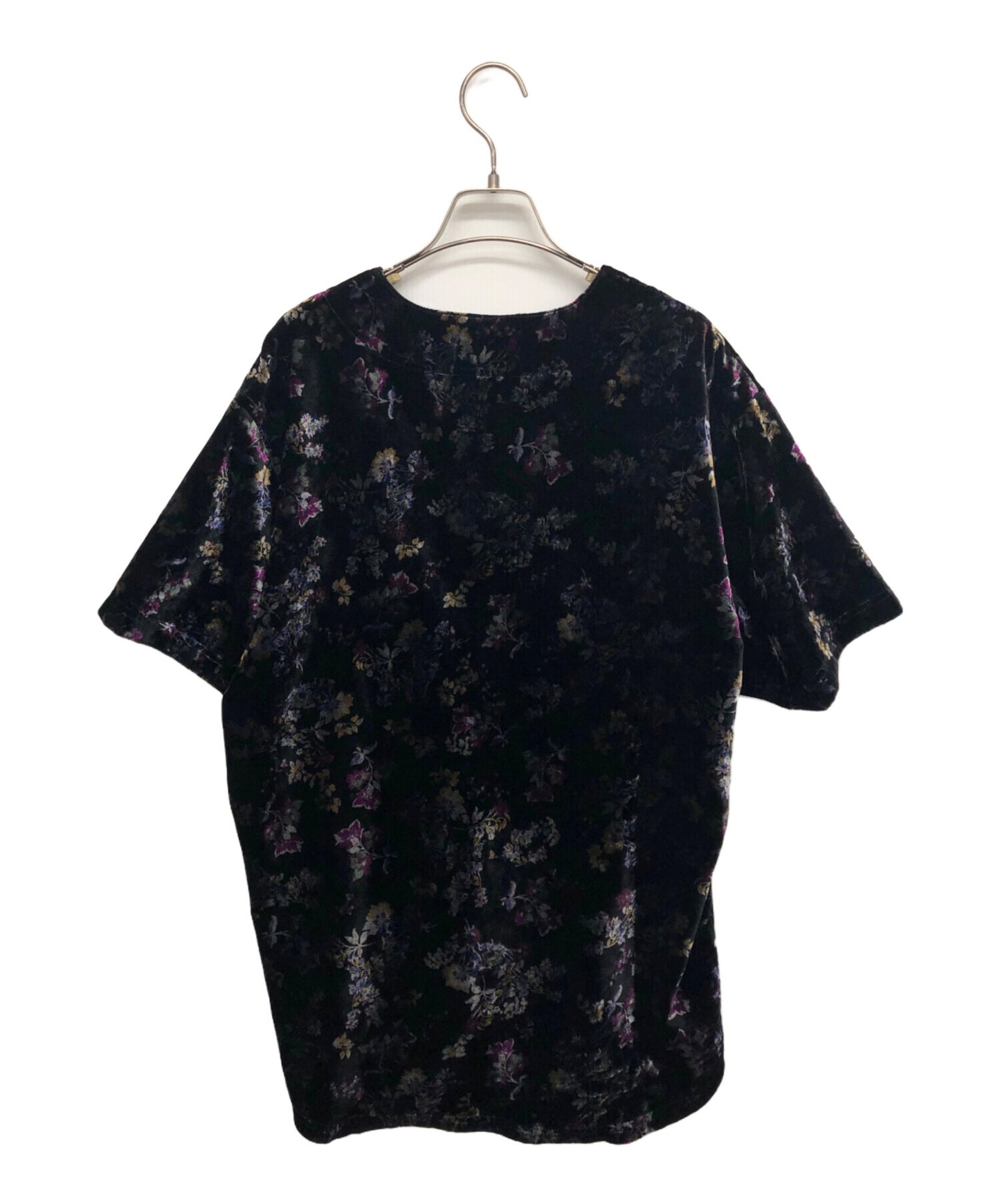 [Pre-owned] SUPREME Floral Velour Baseball Jersey