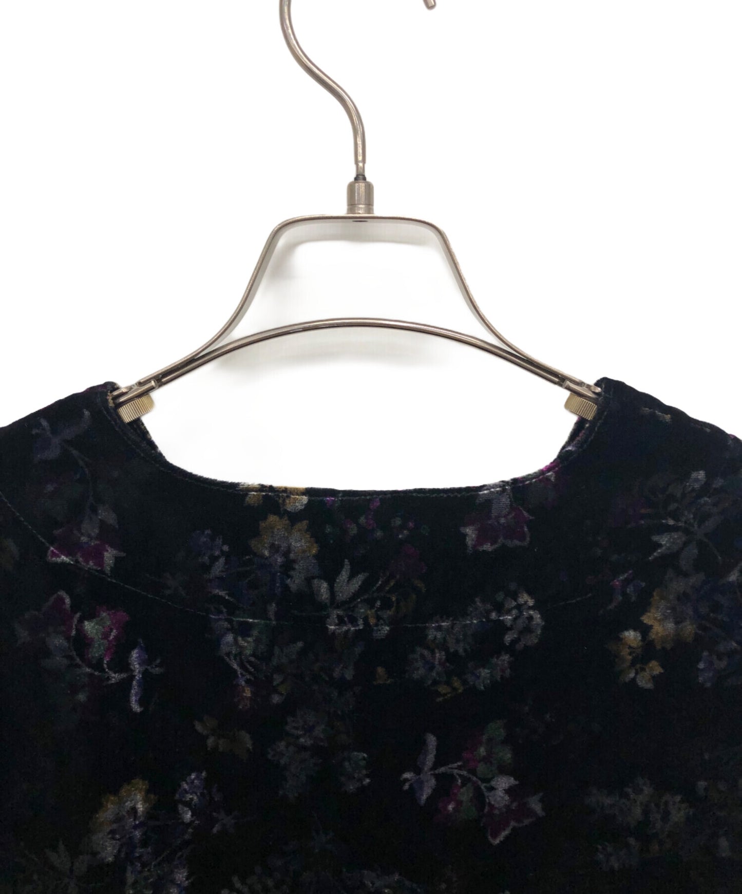 [Pre-owned] SUPREME Floral Velour Baseball Jersey