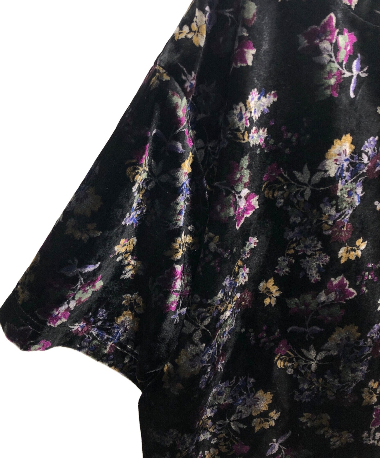 [Pre-owned] SUPREME Floral Velour Baseball Jersey