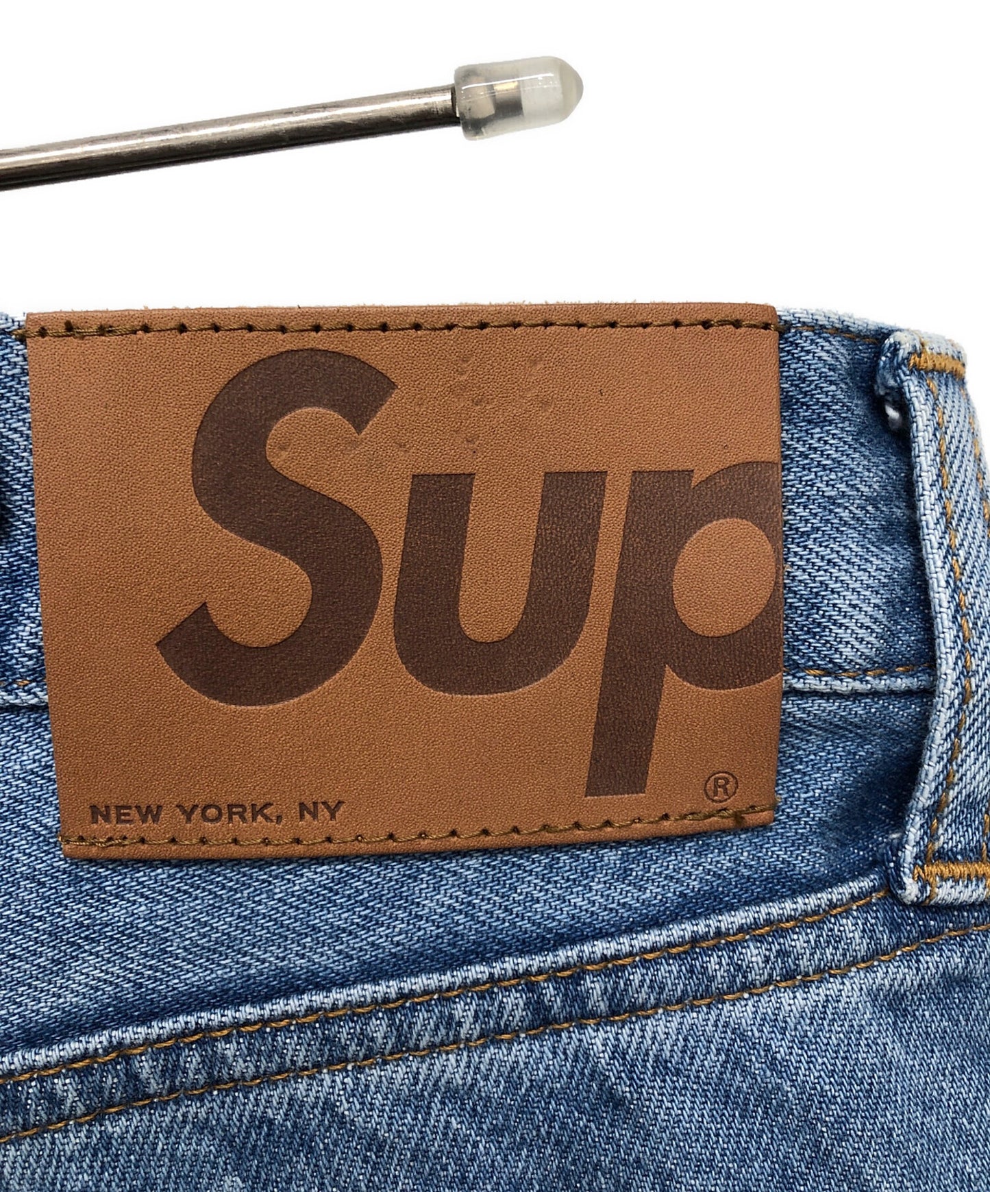 [Pre-owned] SUPREME Stone Washed Slim Jean / Stone Washed Slim Jean / Denim Pants