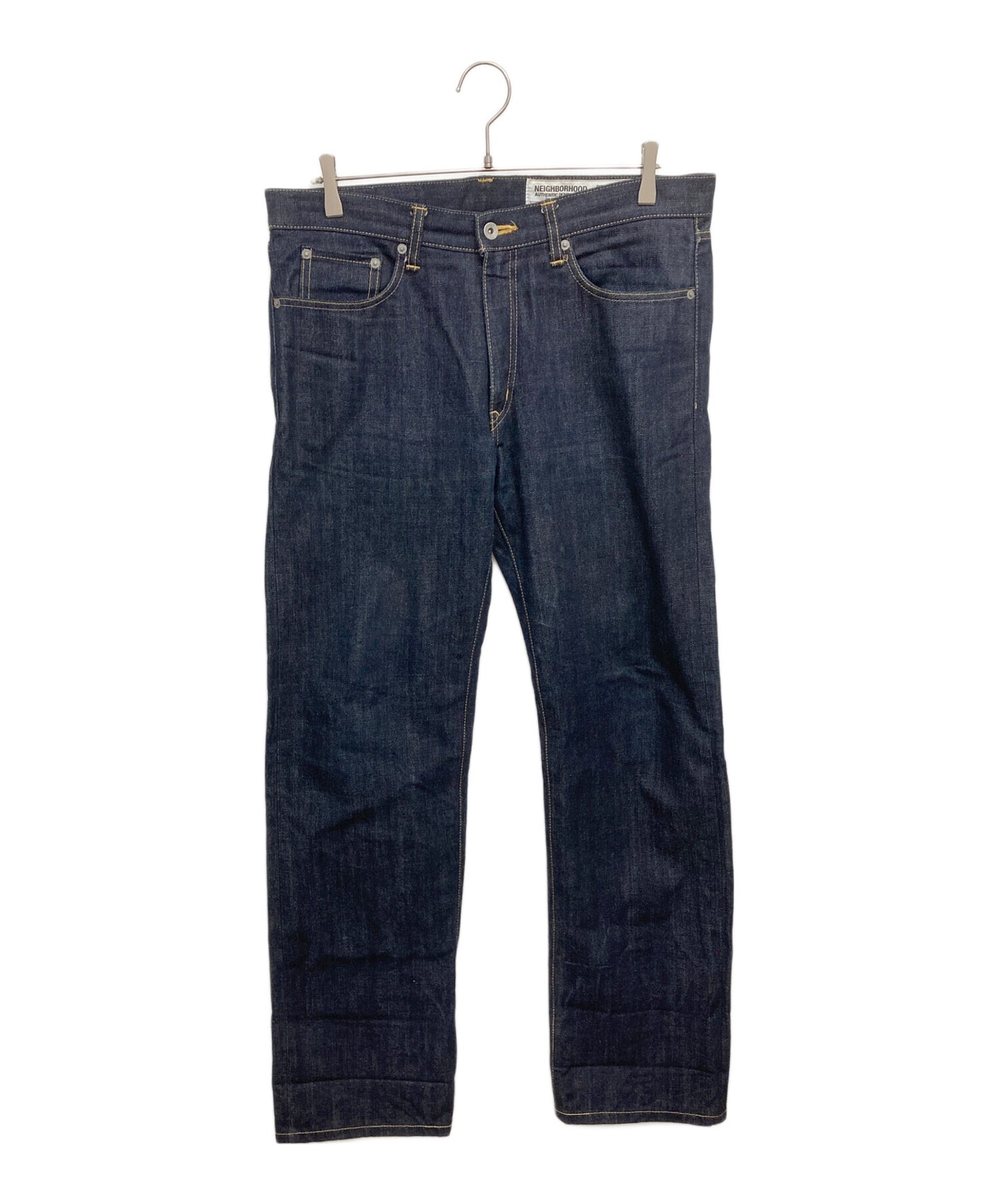 [Pre-owned] NEIGHBORHOOD MID type straight denim pants 172DCNH-PTM02