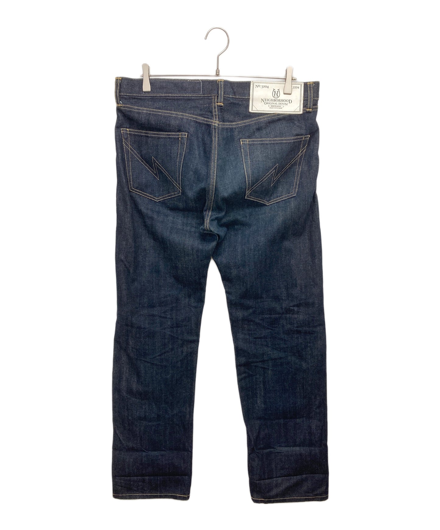 [Pre-owned] NEIGHBORHOOD MID type straight denim pants 172DCNH-PTM02