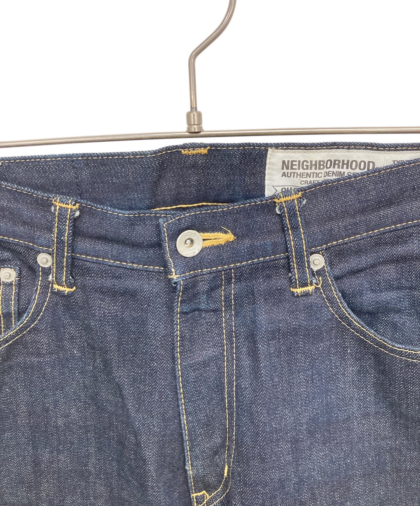 [Pre-owned] NEIGHBORHOOD MID type straight denim pants 172DCNH-PTM02