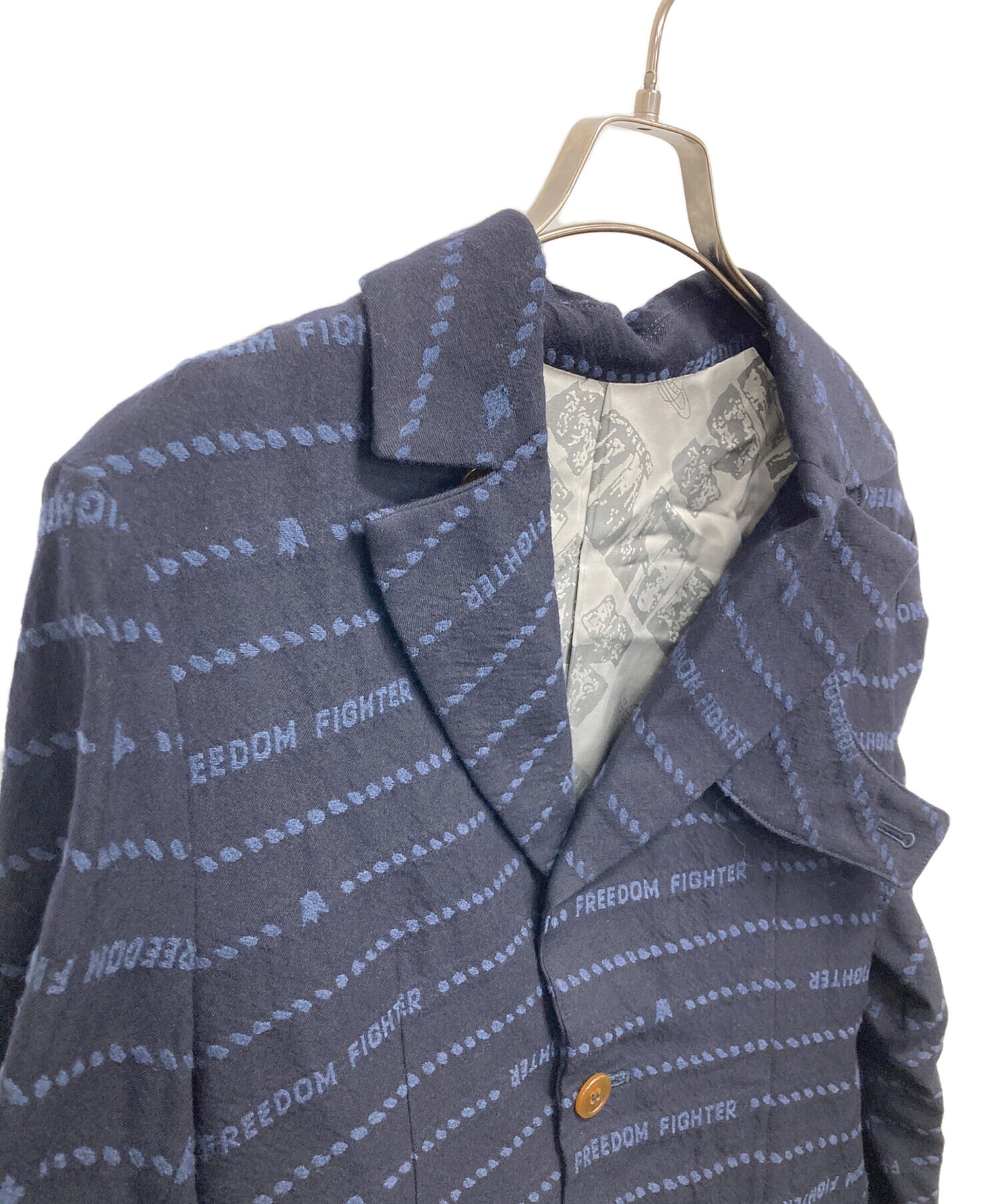 [Pre-owned] Vivienne Westwood man Tailored jacket with all-over pattern VW-LP-89562