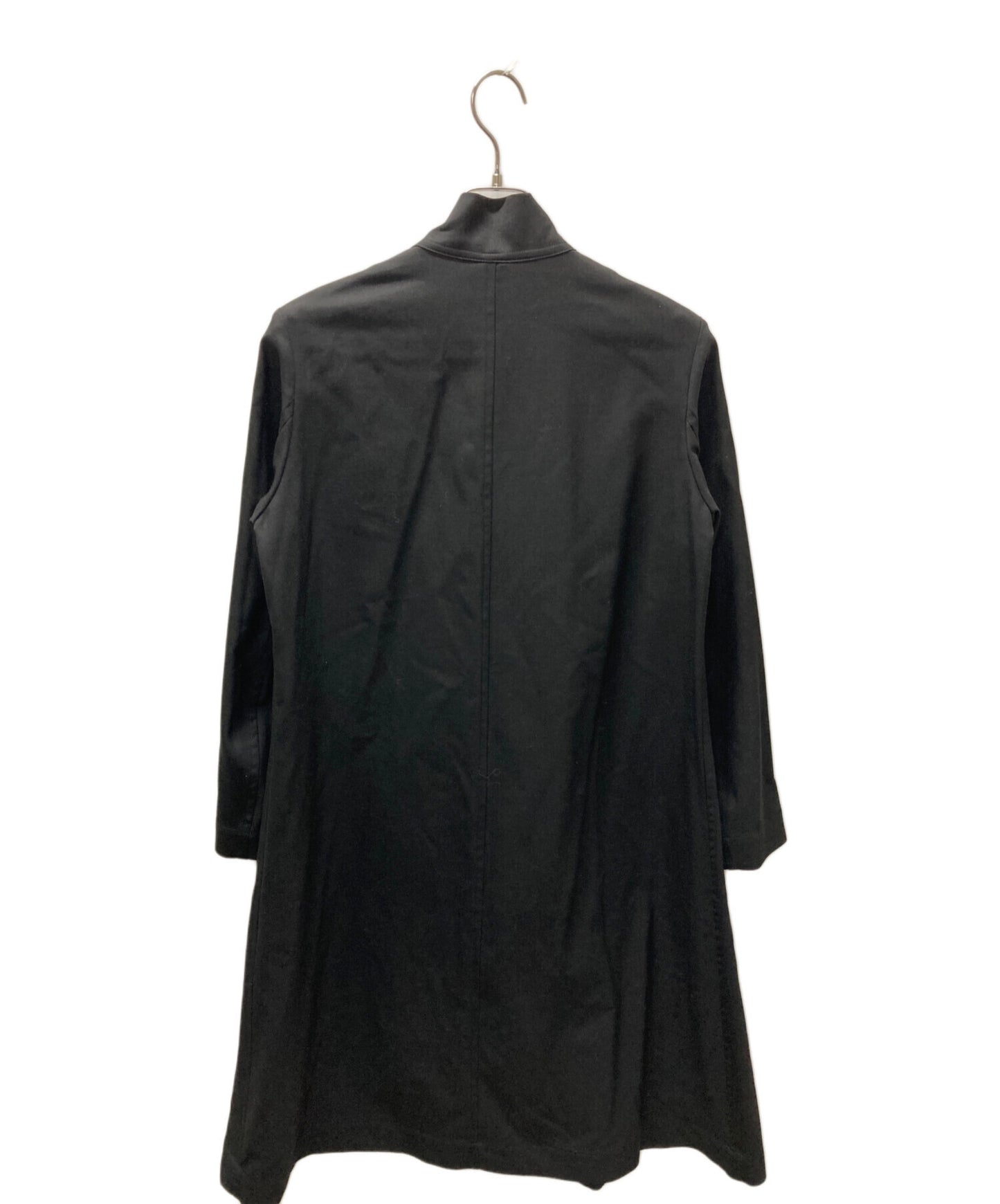 [Pre-owned] GROUND Y Wool gabardine stand collar coat GC-D03-100