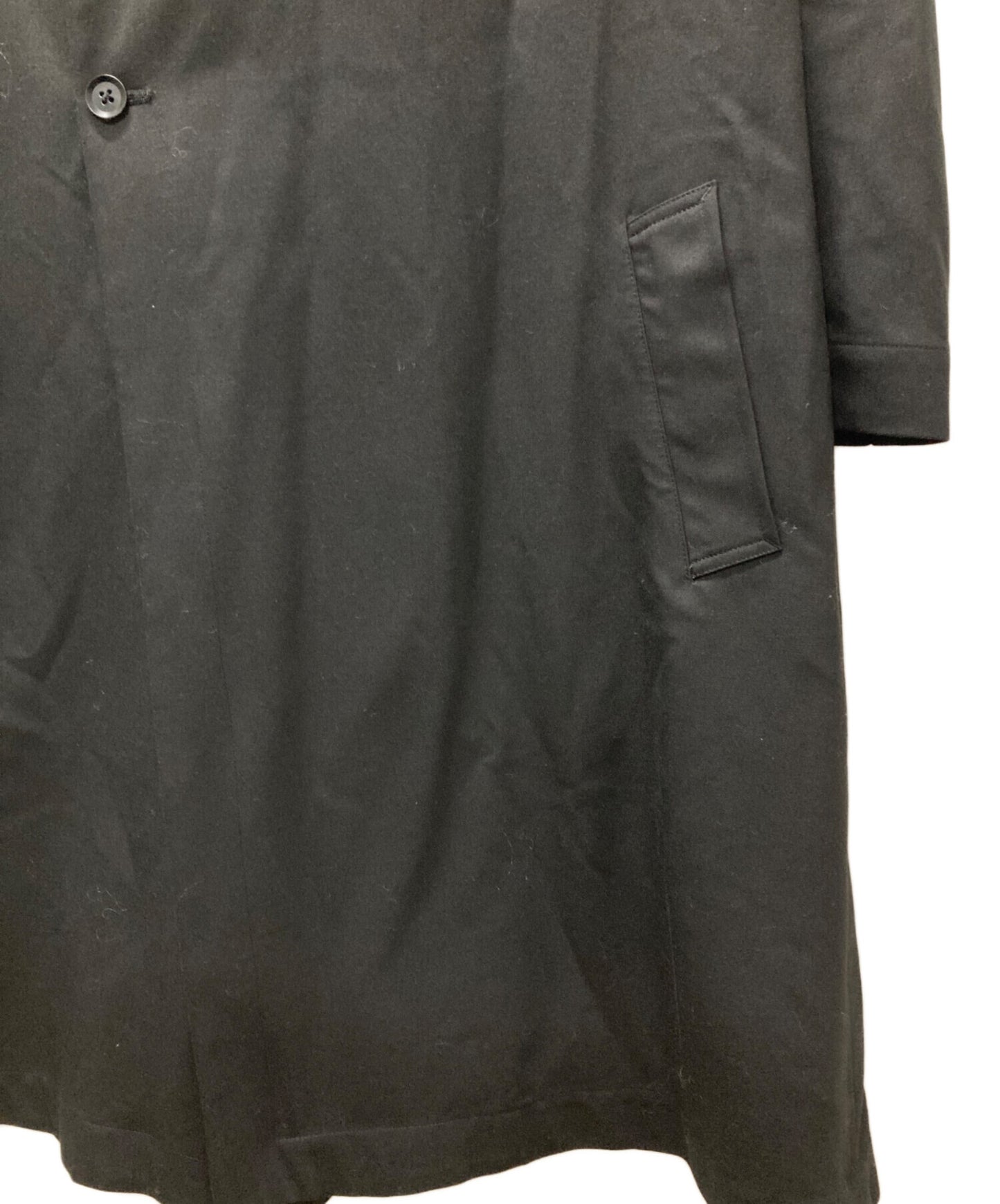 [Pre-owned] GROUND Y Wool gabardine stand collar coat GC-D03-100