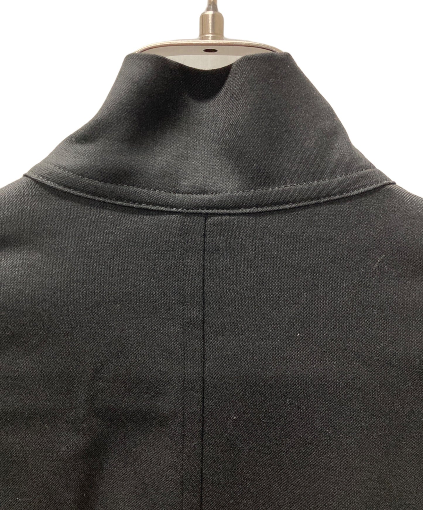 [Pre-owned] GROUND Y Wool gabardine stand collar coat GC-D03-100