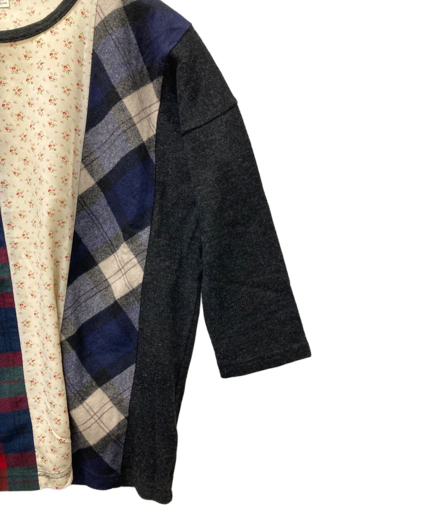 [Pre-owned] JUNYA WATANABE COMME des GARCONS Patchwork long-sleeved crew-neck cut and sewn JL-T019