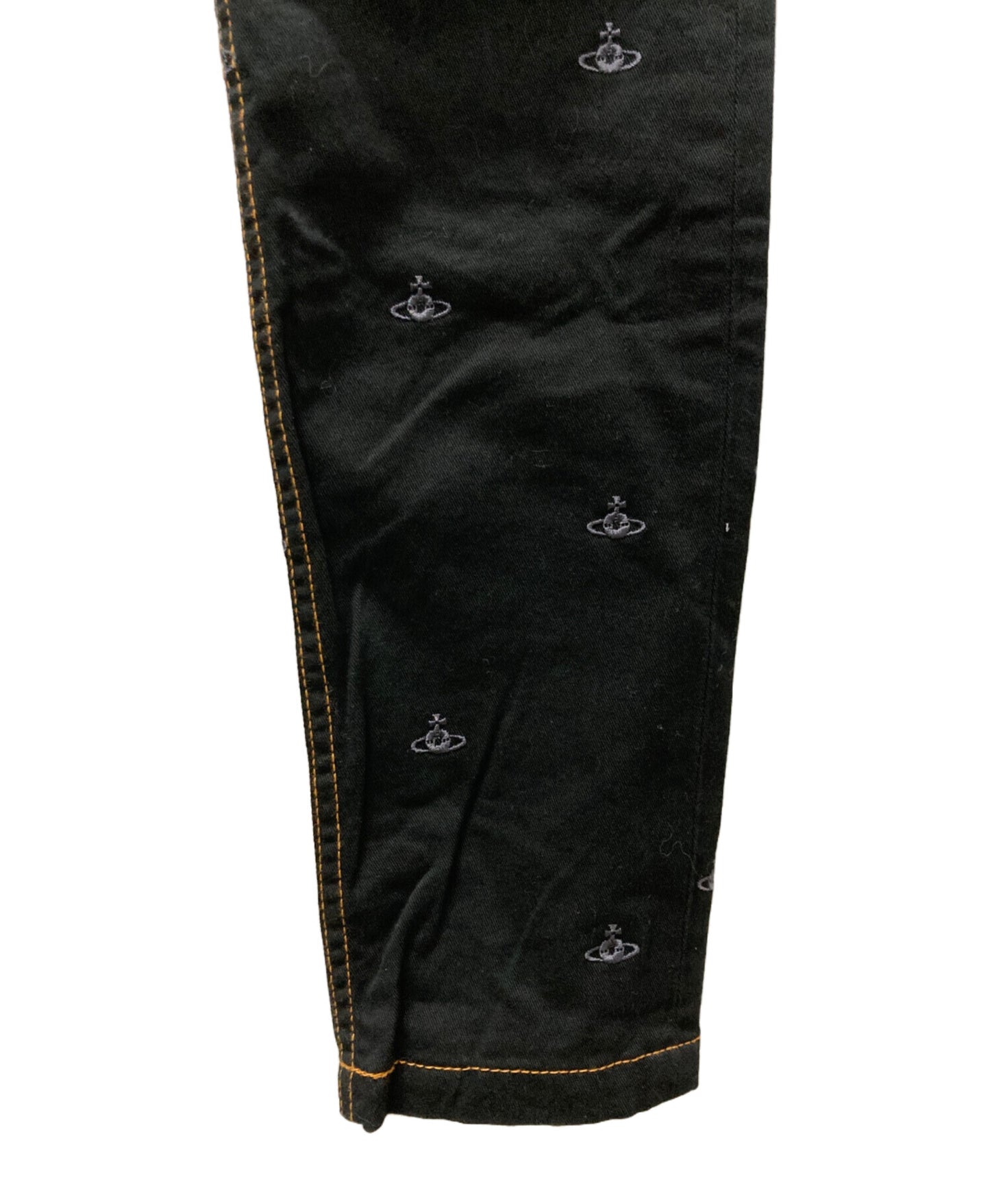 [Pre-owned] Vivienne Westwood RED LABEL Skinny Denim Pants with Orb Embroidery 16-03-751001