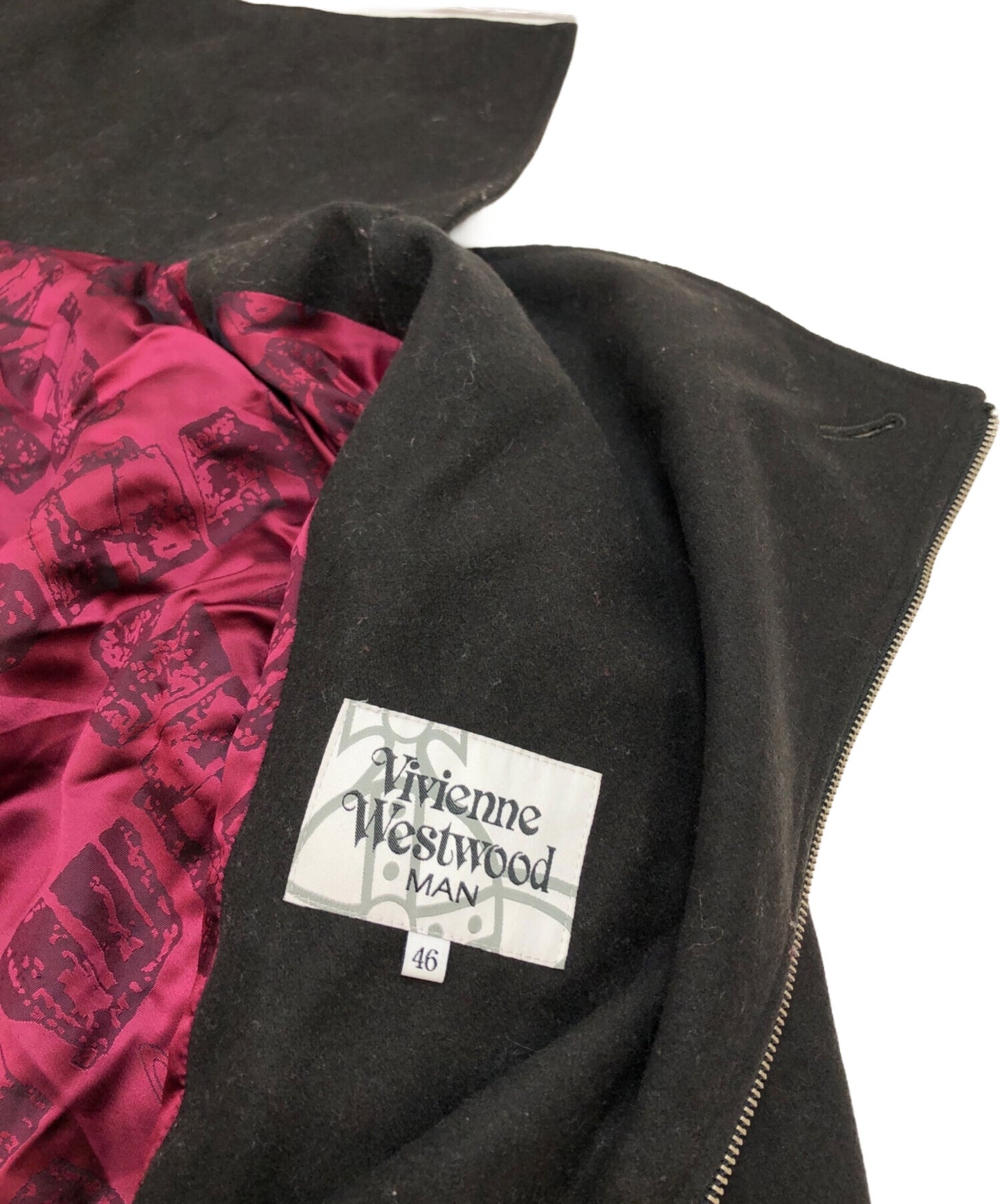 [Pre-owned] Vivienne Westwood man asymmetric bomber jacket WV-LP-88885