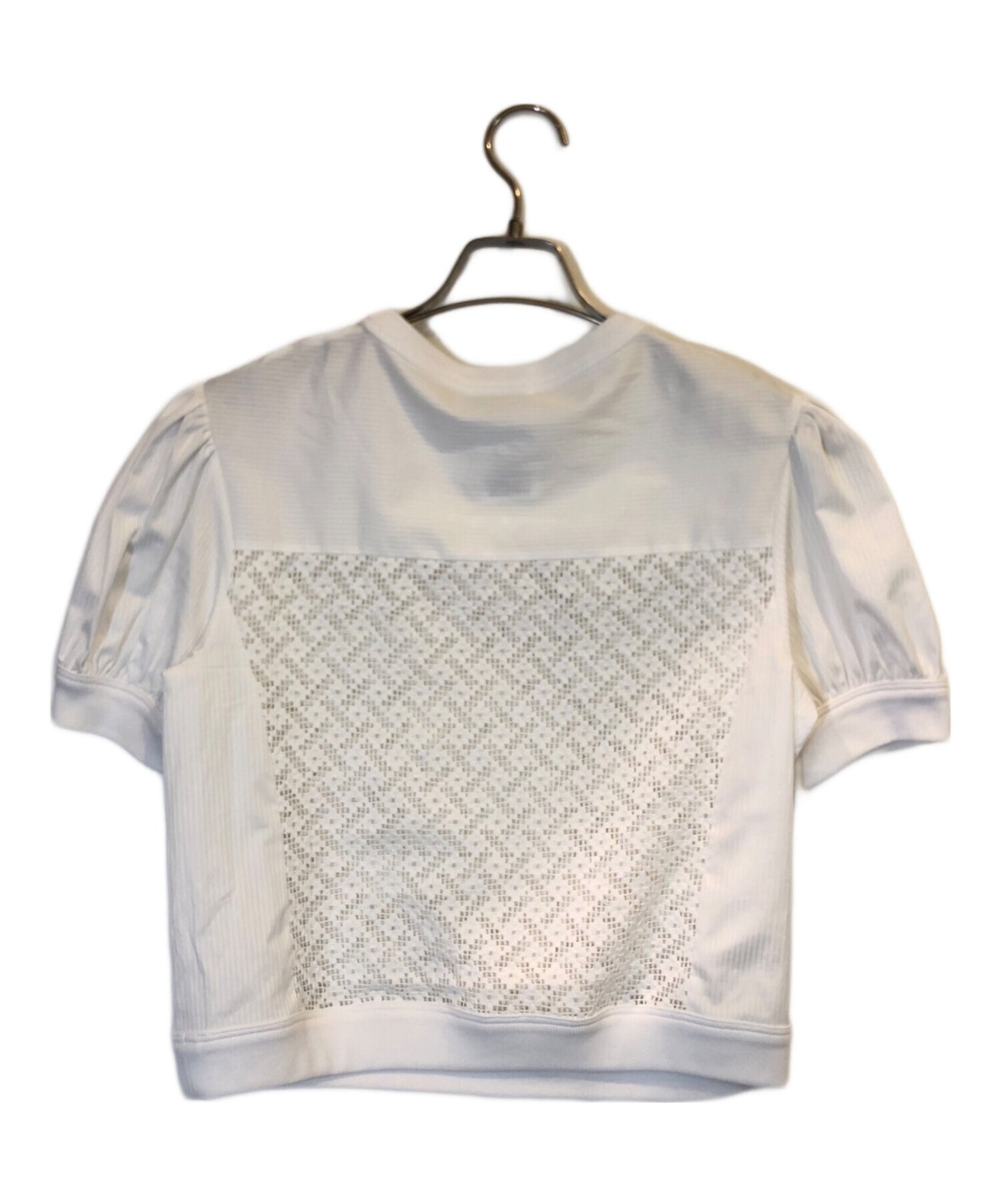 [Pre-owned] CHANEL Embroidery Cotton Poplin T-Shirt P78769V7097500100