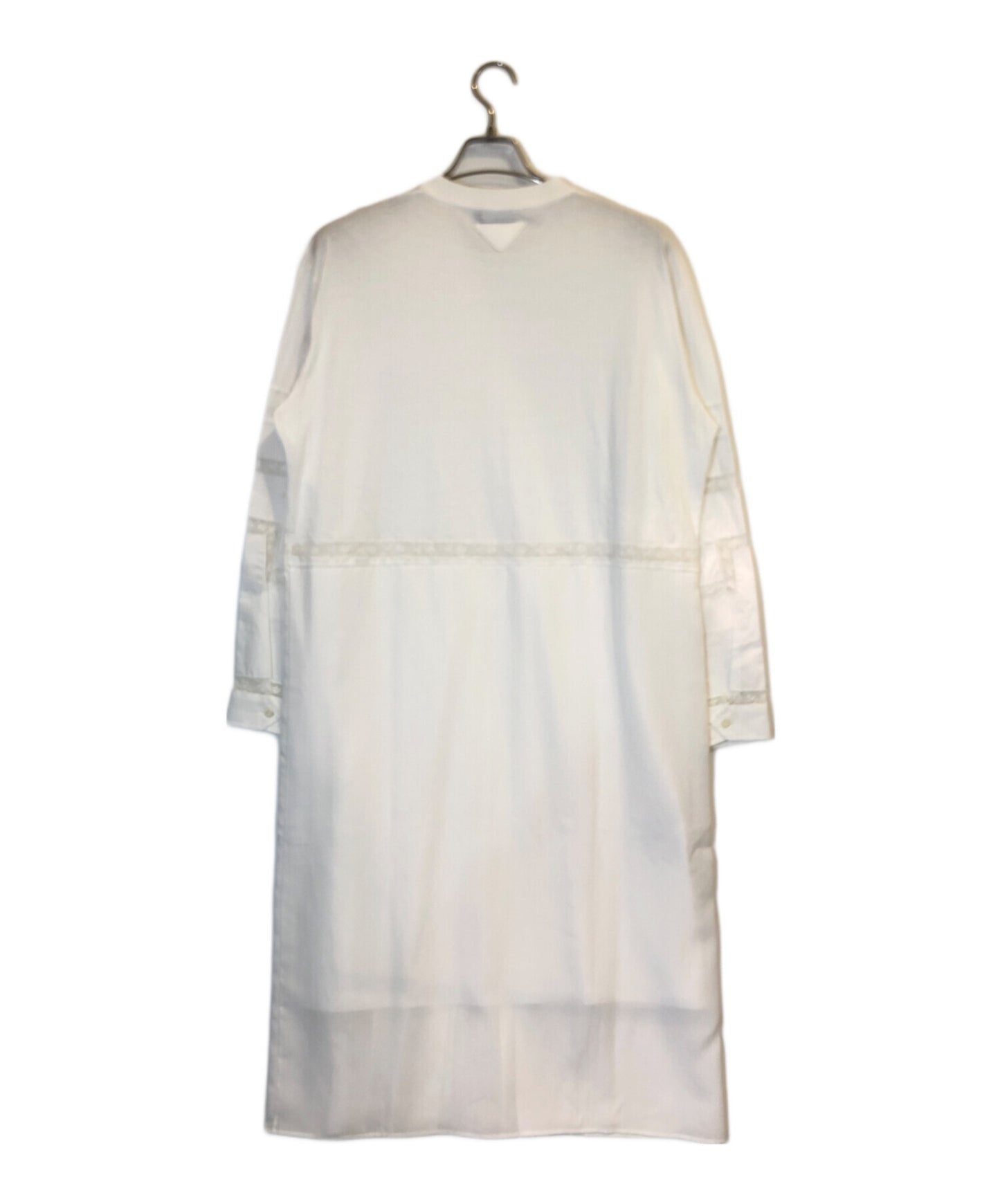 [Pre-owned] PRADA Shirt Docking Lace Dress 34609 S201