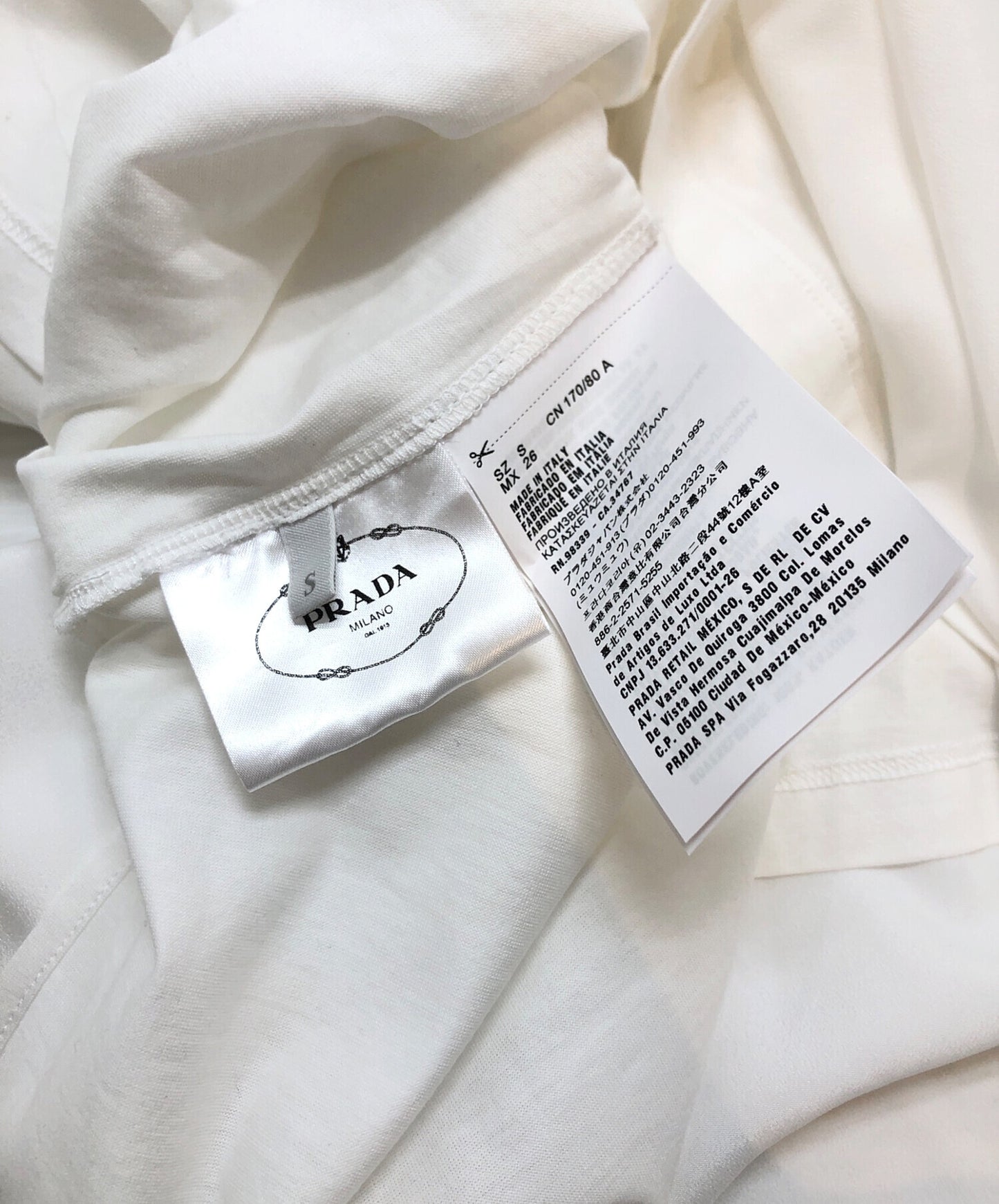 [Pre-owned] PRADA Shirt Docking Lace Dress 34609 S201