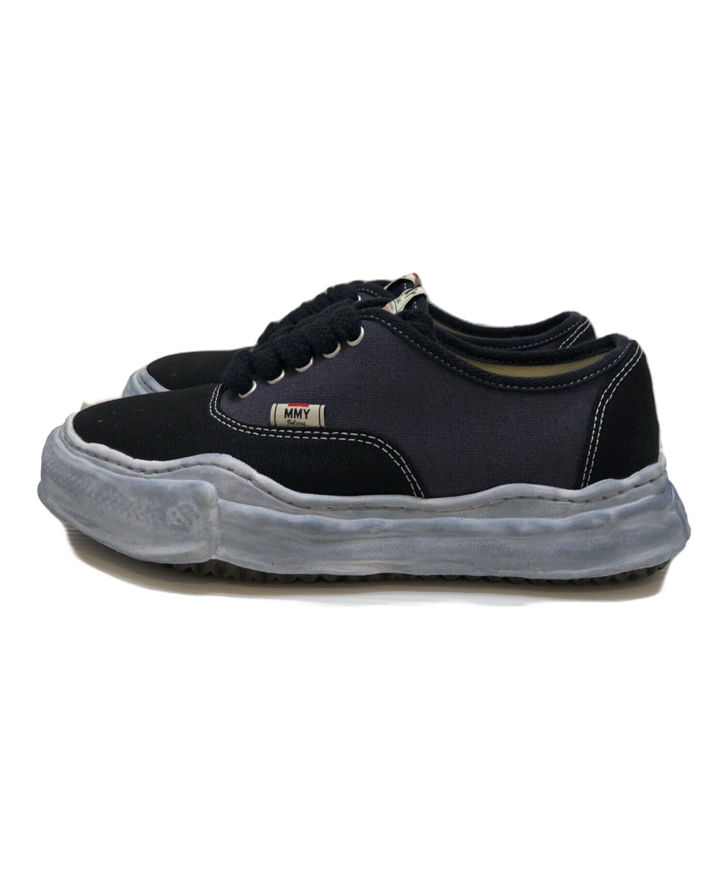 [Pre-owned] MIHARA YASUHIRO BAKER original sole over dyed canvas Low-Top sneaker A08FW724
