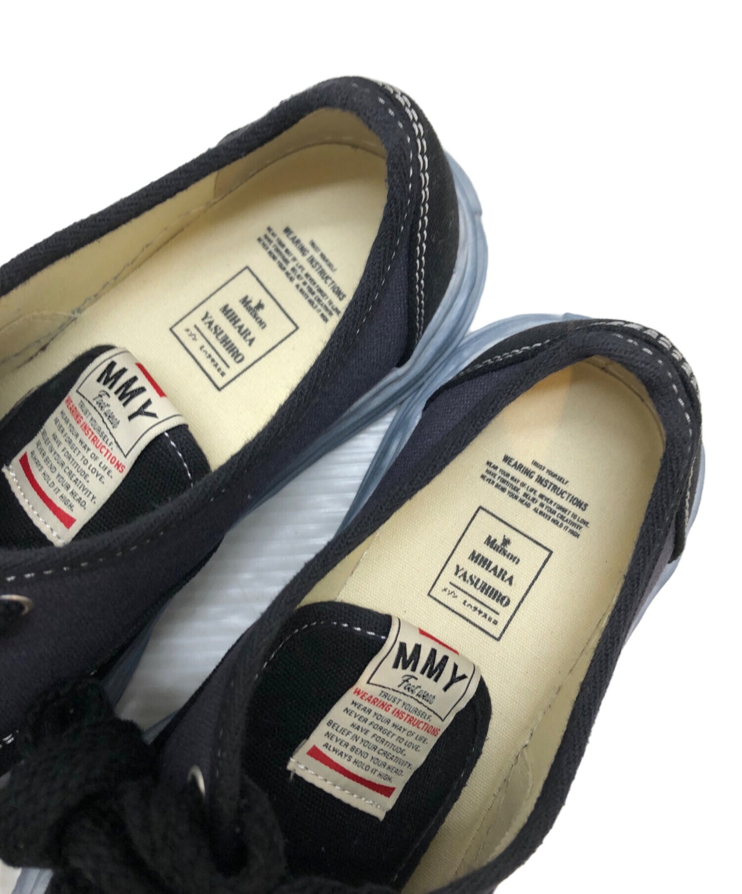 [Pre-owned] MIHARA YASUHIRO BAKER original sole over dyed canvas Low-Top sneaker A08FW724