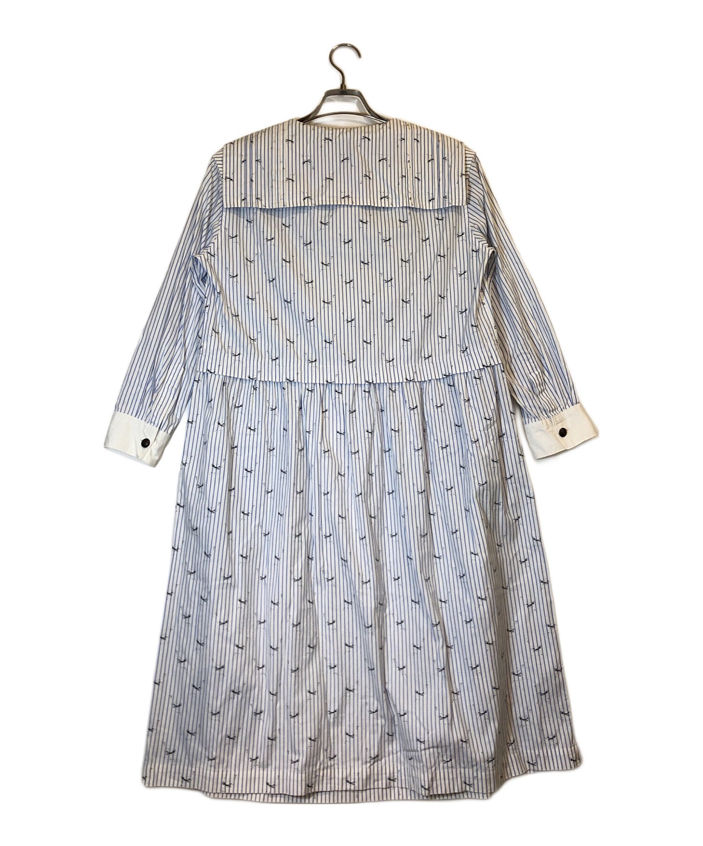 [Pre-owned] tricot COMME des GARCONS Striped all-over pattern dress TH-O024