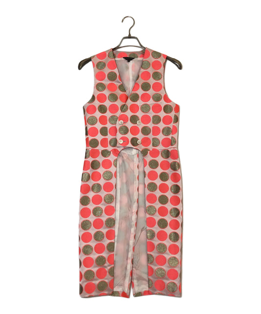 [Pre-owned] COMME des GARCONS HOMME PLUS Dot-patterned poly twill long vest PO-V002