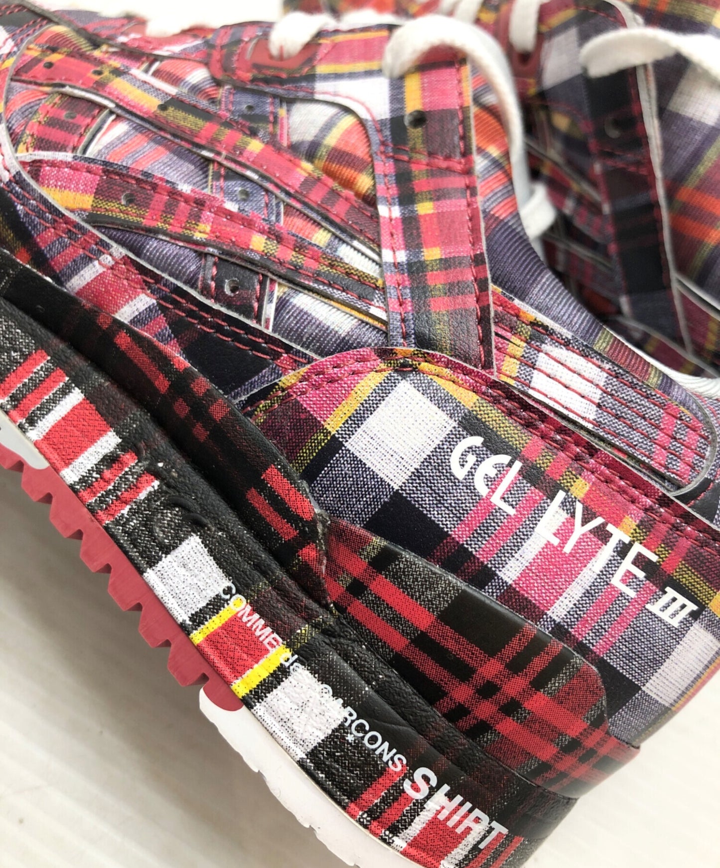 [Pre-owned] COMME des GARCONS SHIRT Check Sneakers 1203A824-600