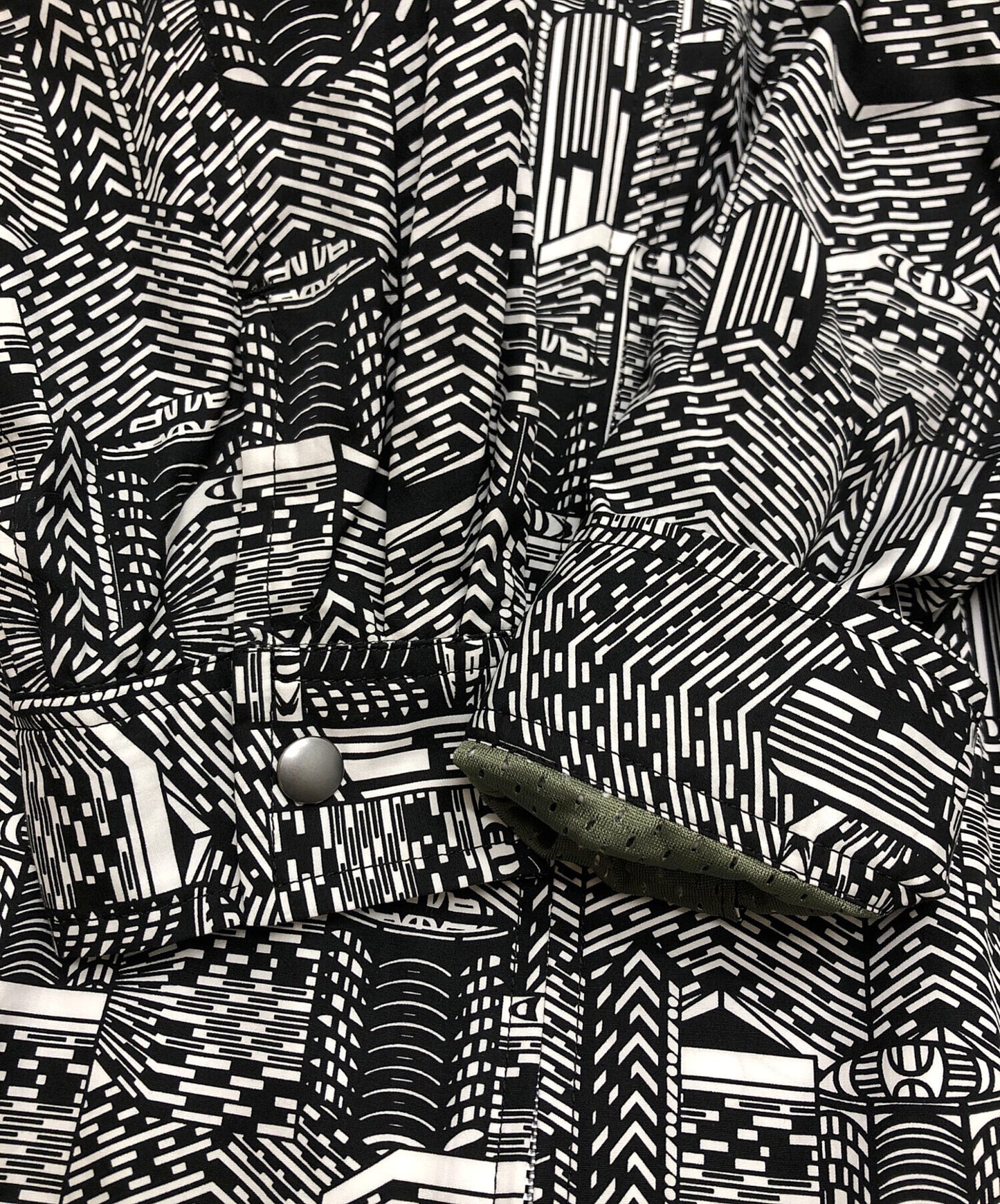 [Pre-owned] COMME des GARCONS HOMME DEUX Hooded jacket with all-over pattern DO-J054