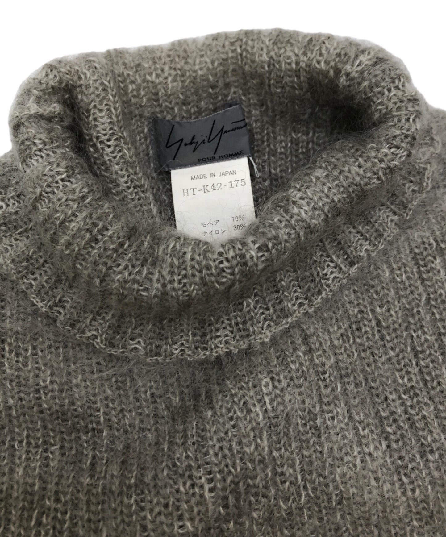 [Pre-owned] Yohji Yamamoto pour homme Mohair Turtleneck Knit HT-K42-175