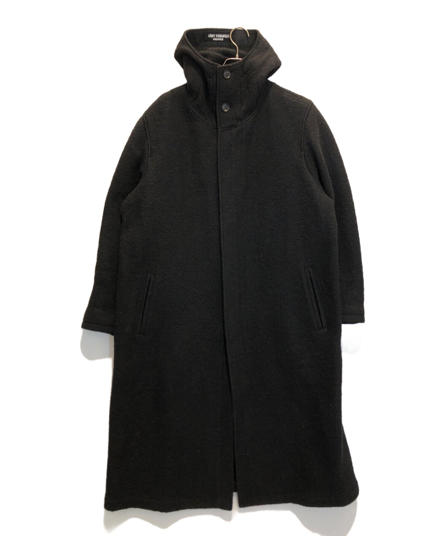 [Pre-owned] Yohji Yamamoto pour homme JERSEY HOODED FLY TAILORING COAT HR-C07-102
