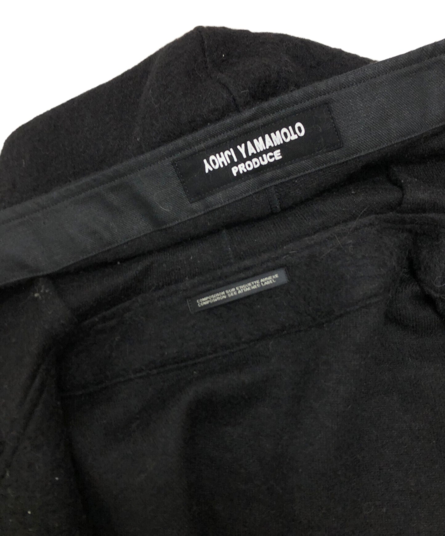 [Pre-owned] Yohji Yamamoto pour homme JERSEY HOODED FLY TAILORING COAT HR-C07-102