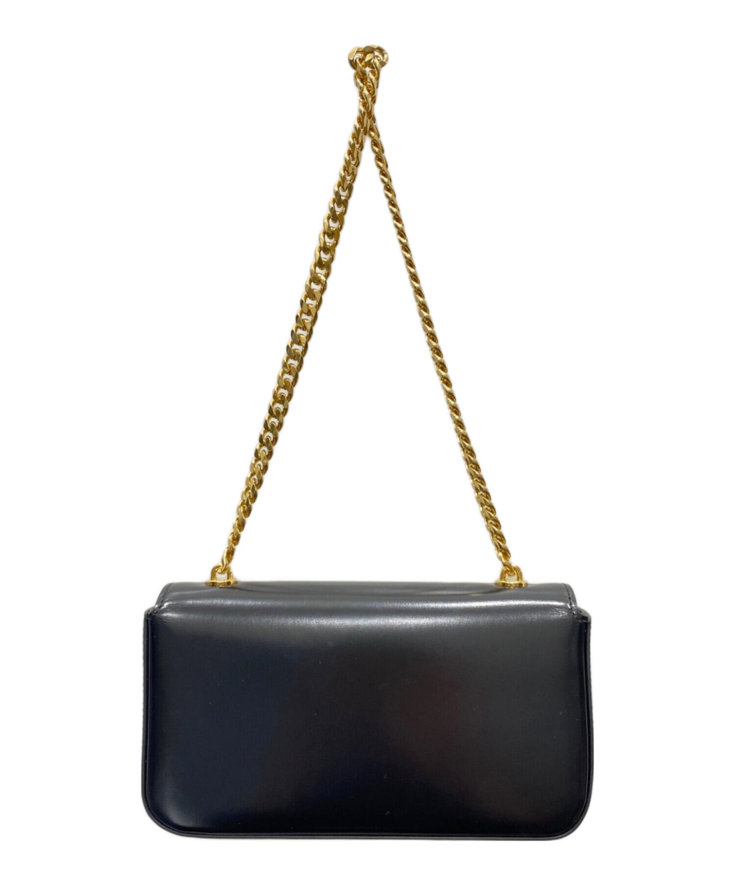 [Pre-owned] CELINE Cuir Trionf chain shoulder bag