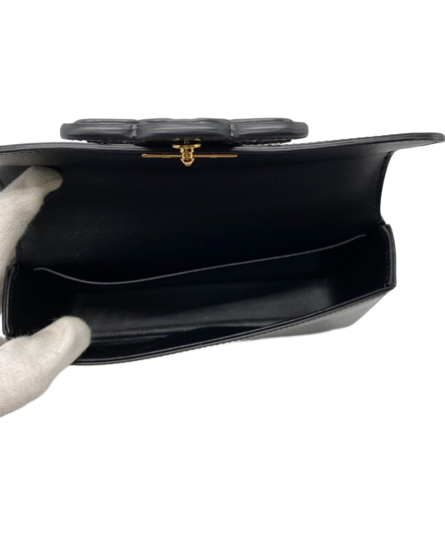 [Pre-owned] CELINE Cuir Trionf chain shoulder bag