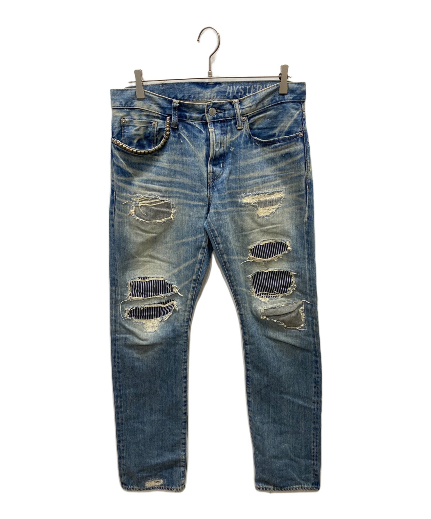 [Pre-owned] Hysteric Glamour WR Slim Straight Denim Pants 02223AP13